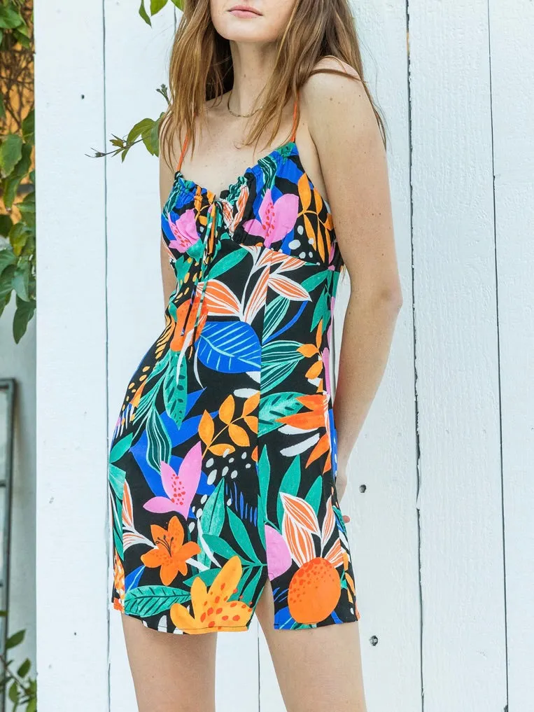 Tropic Mini Dress - Black FINAL SALE