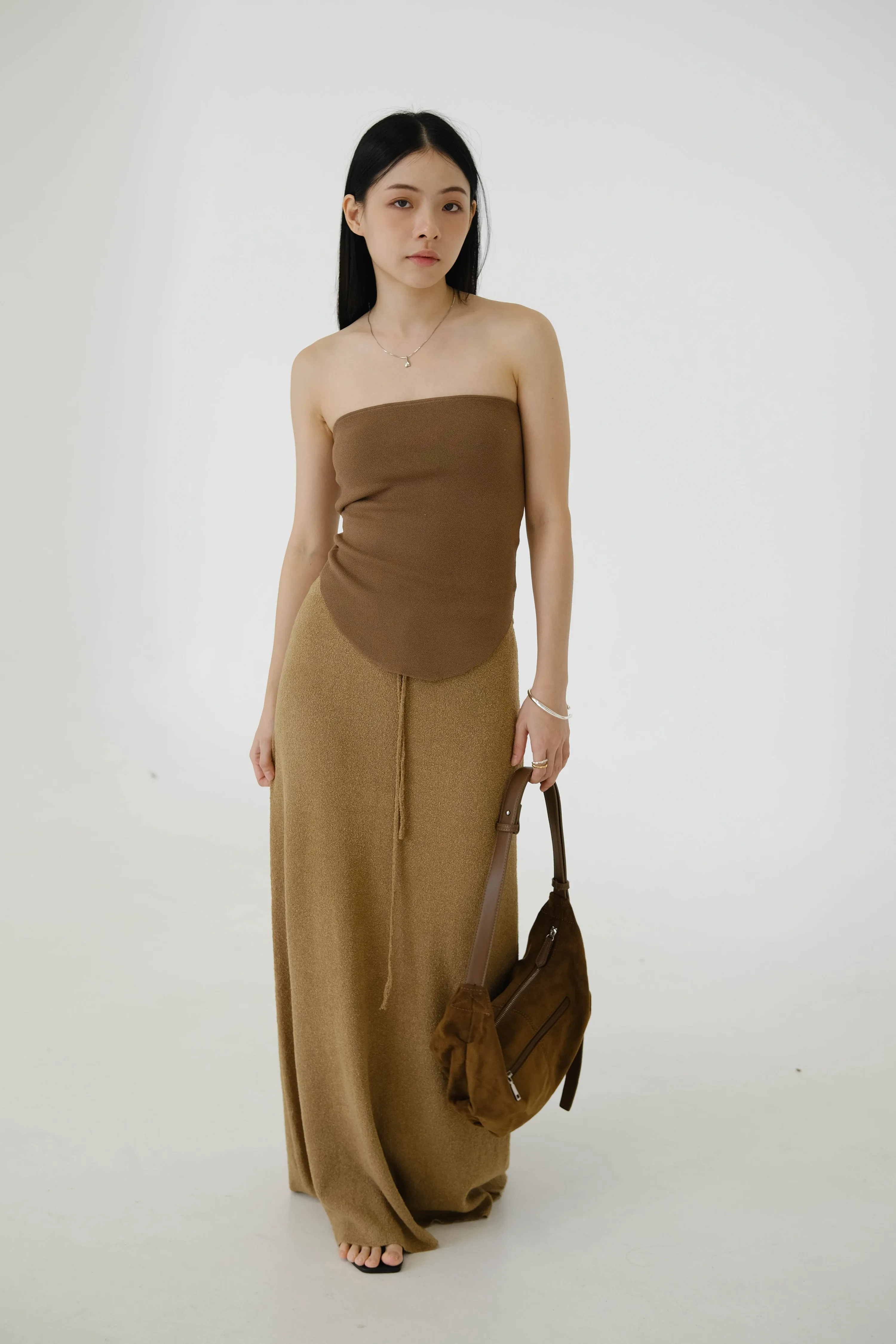 Tube Top In Brown