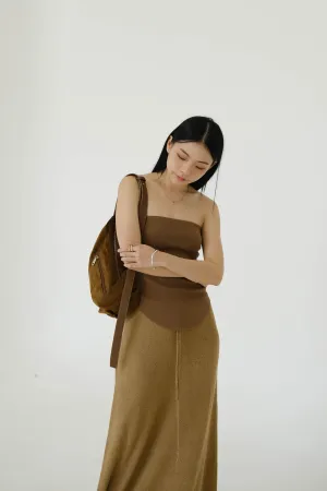 Tube Top In Brown
