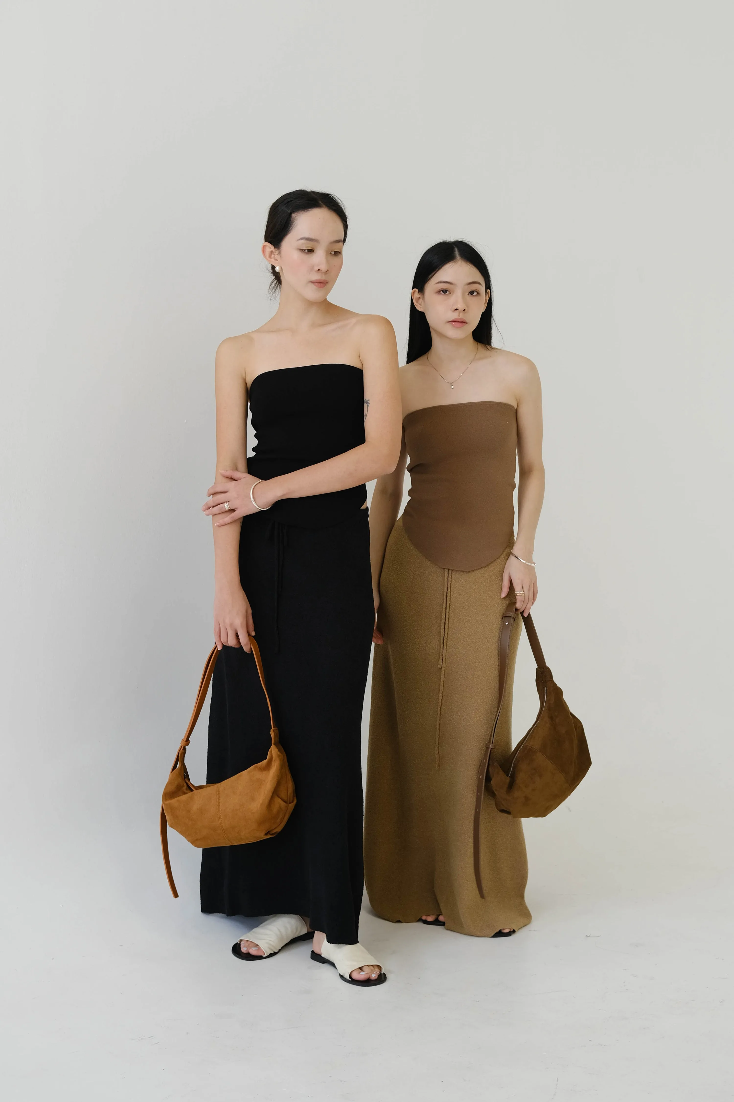 Tube Top In Brown