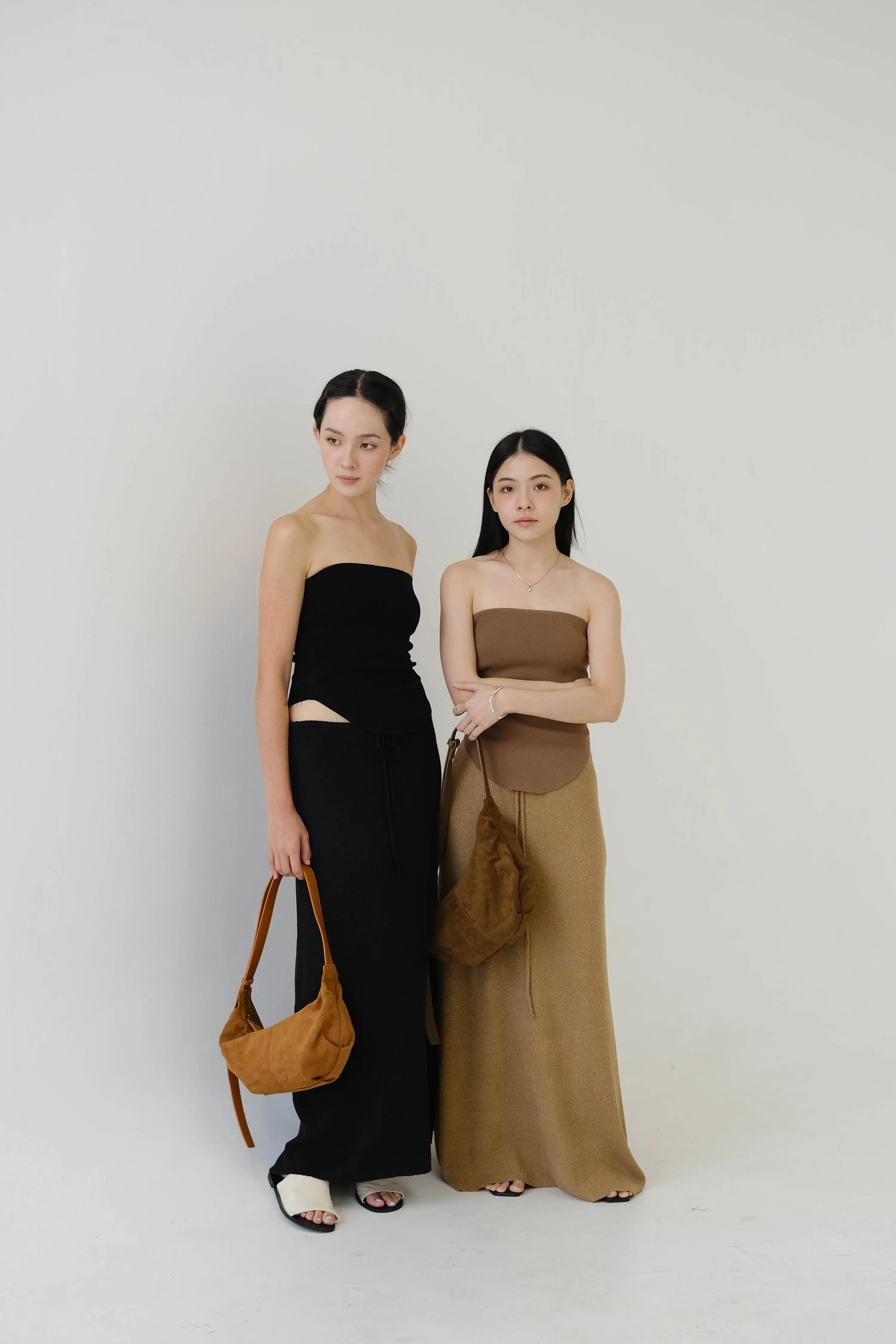 Tube Top In Brown