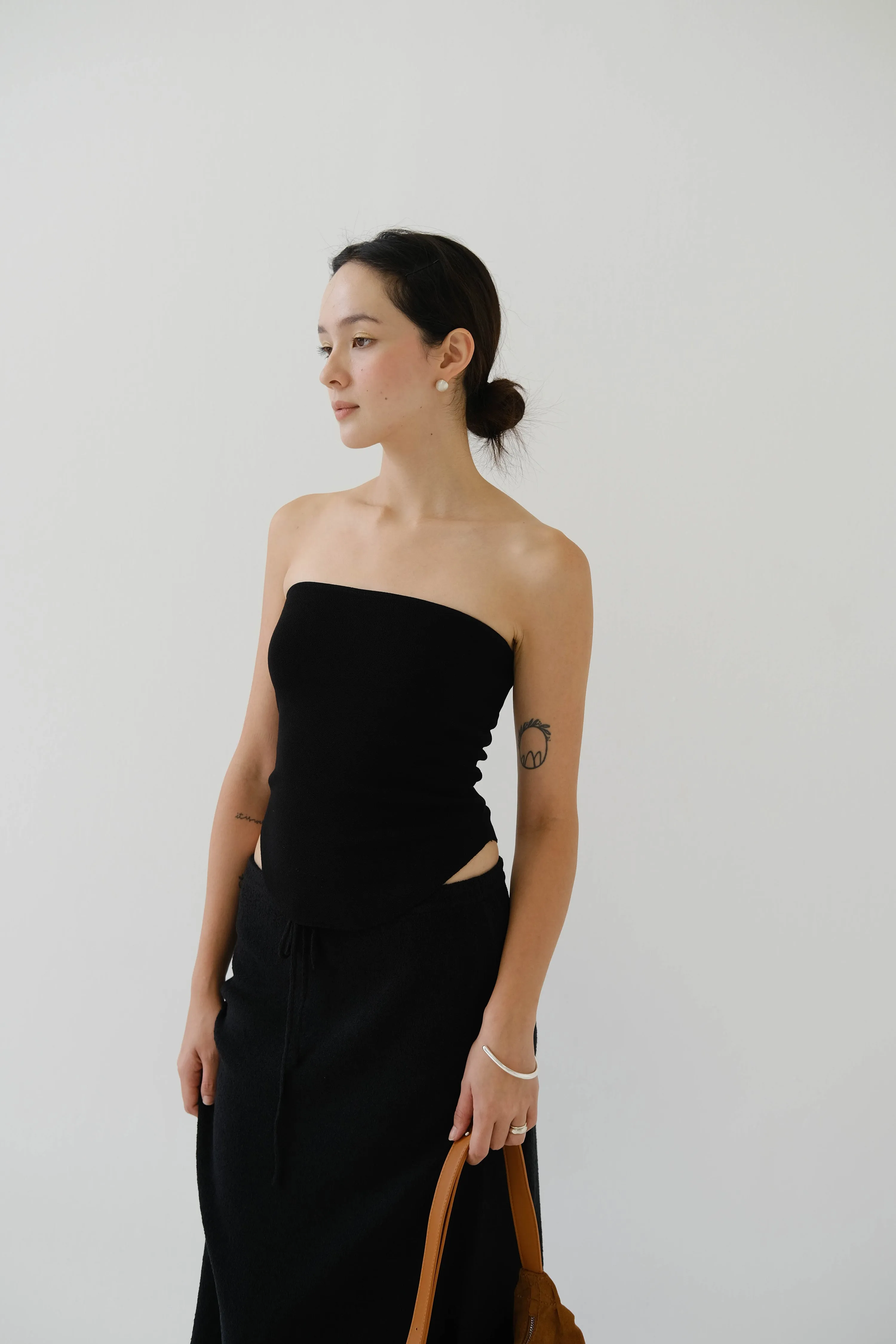 Tube Top In Classic Black