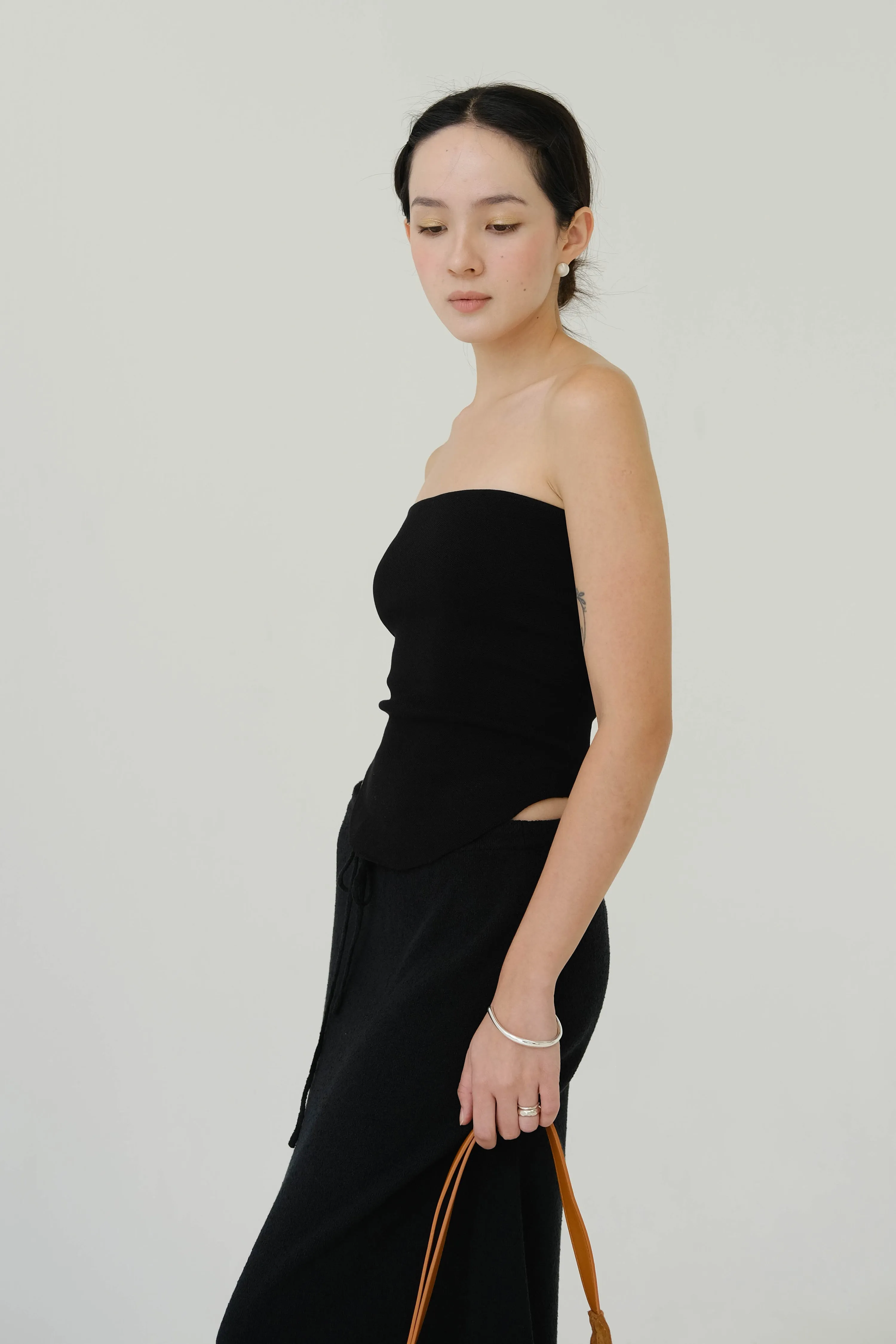 Tube Top In Classic Black