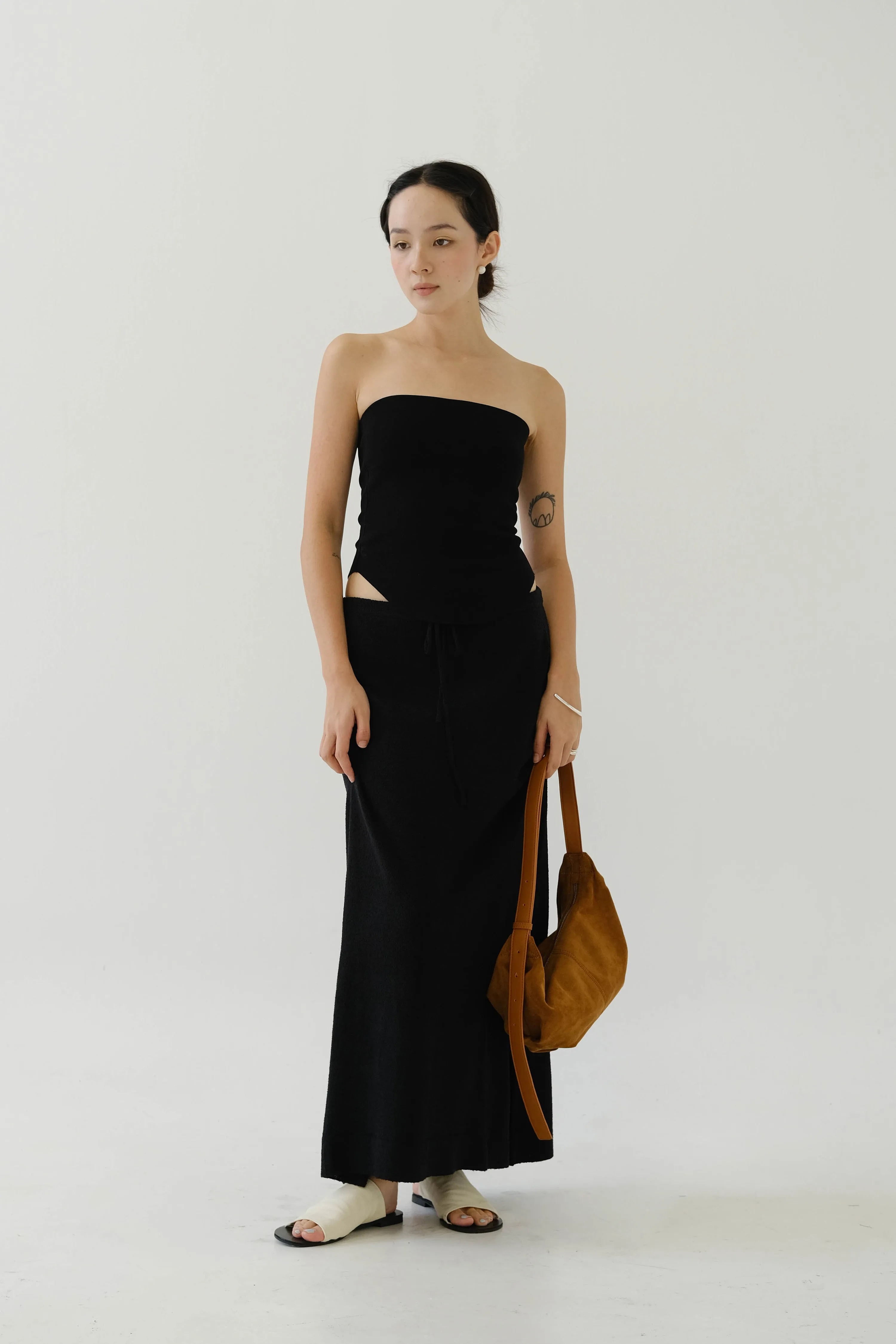 Tube Top In Classic Black
