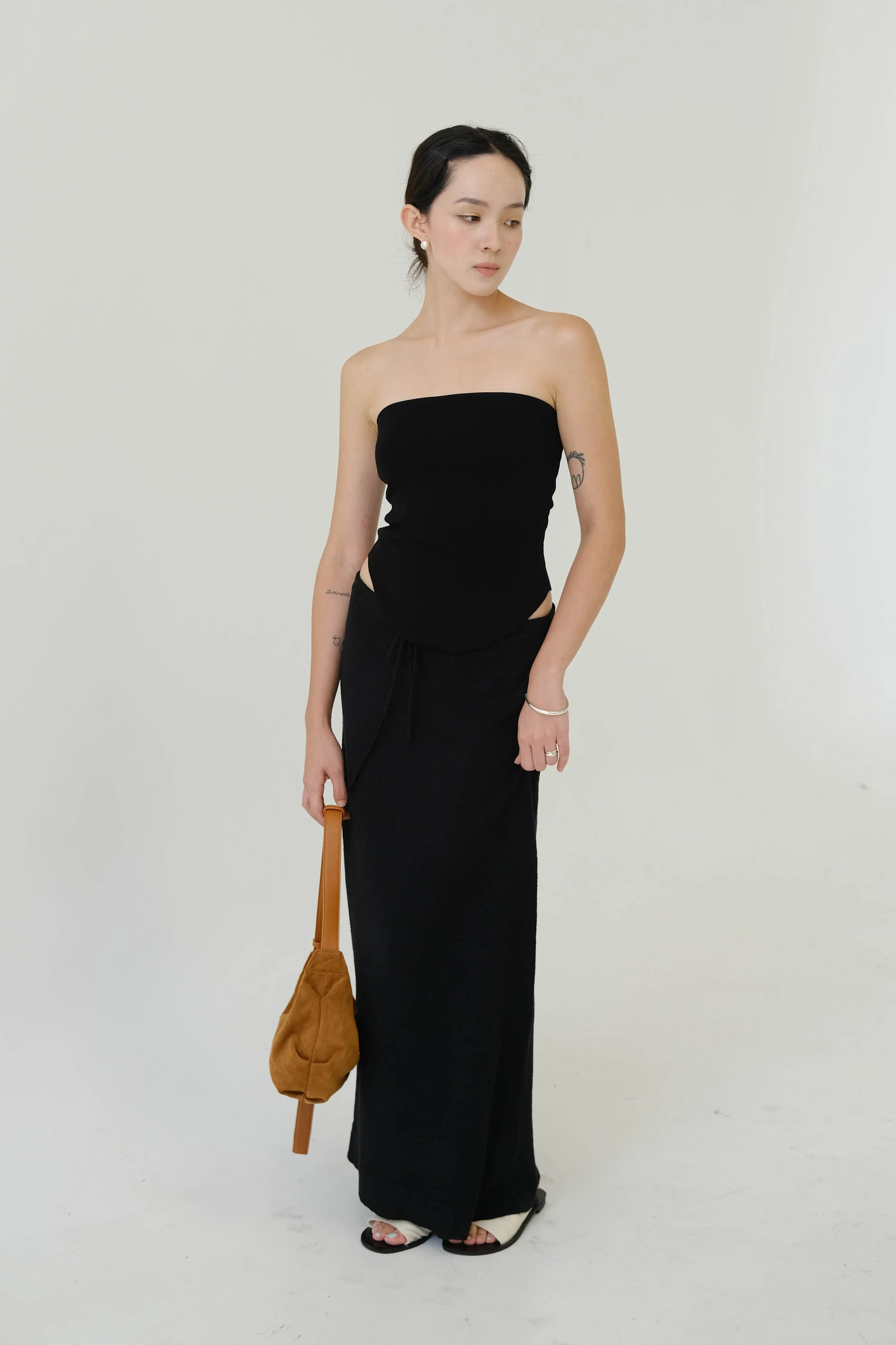Tube Top In Classic Black