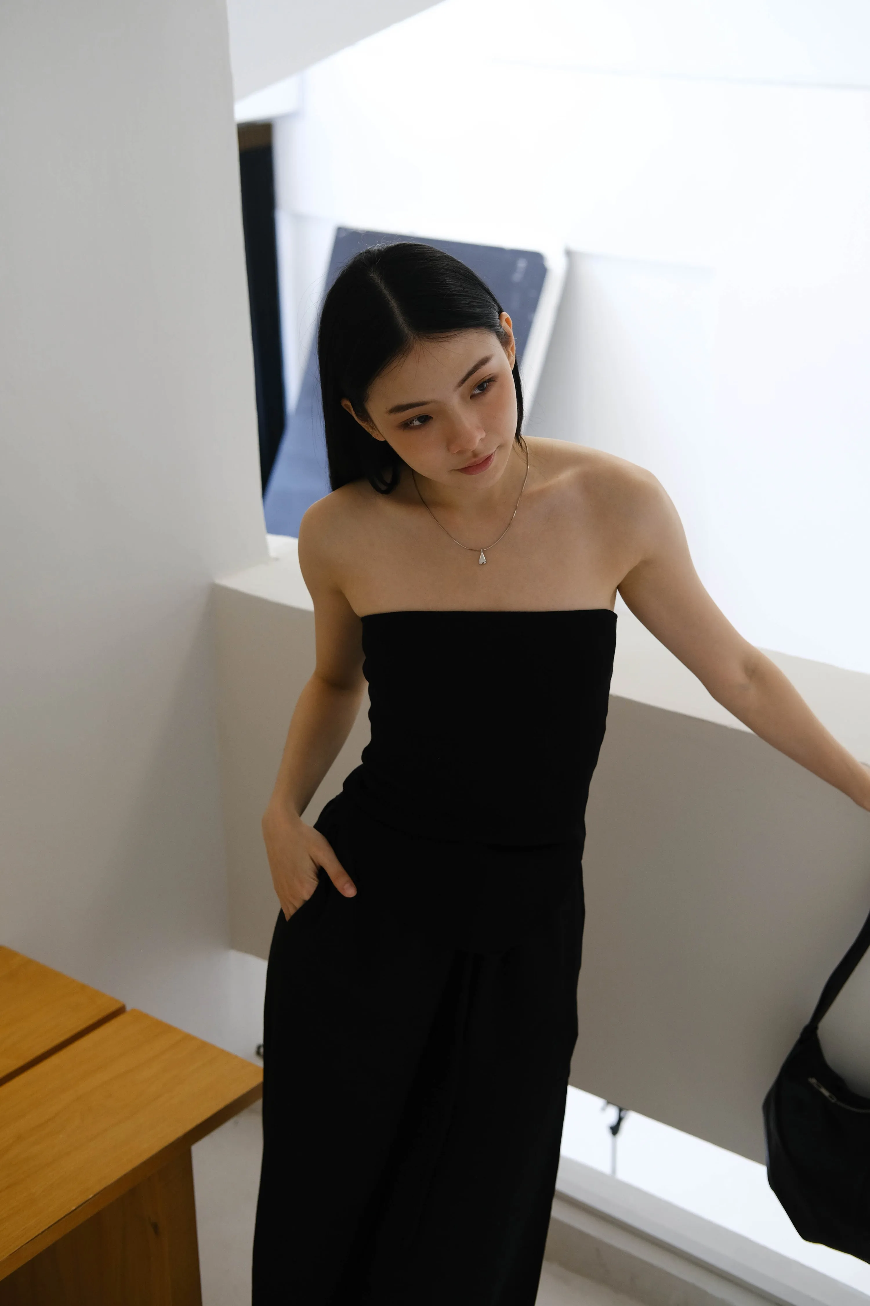 Tube Top In Classic Black