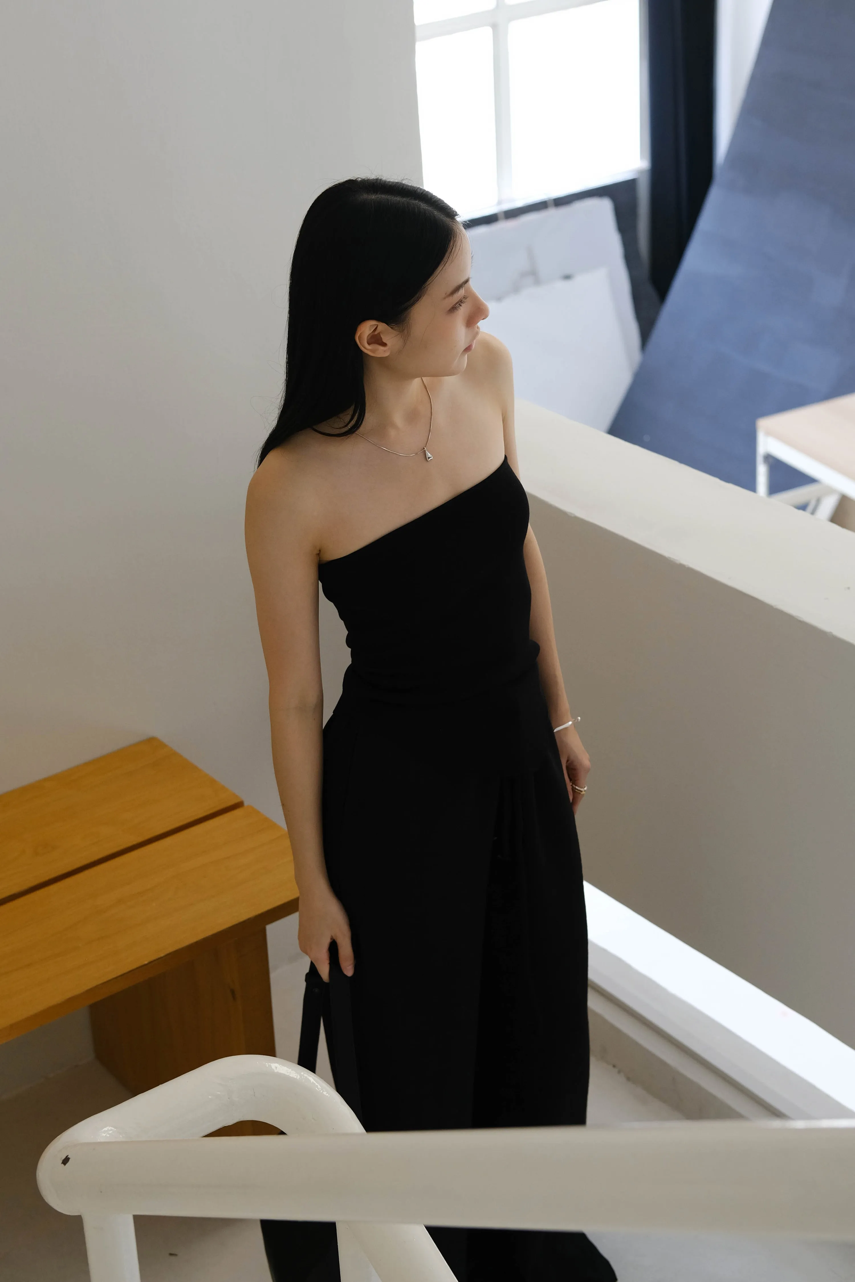 Tube Top In Classic Black
