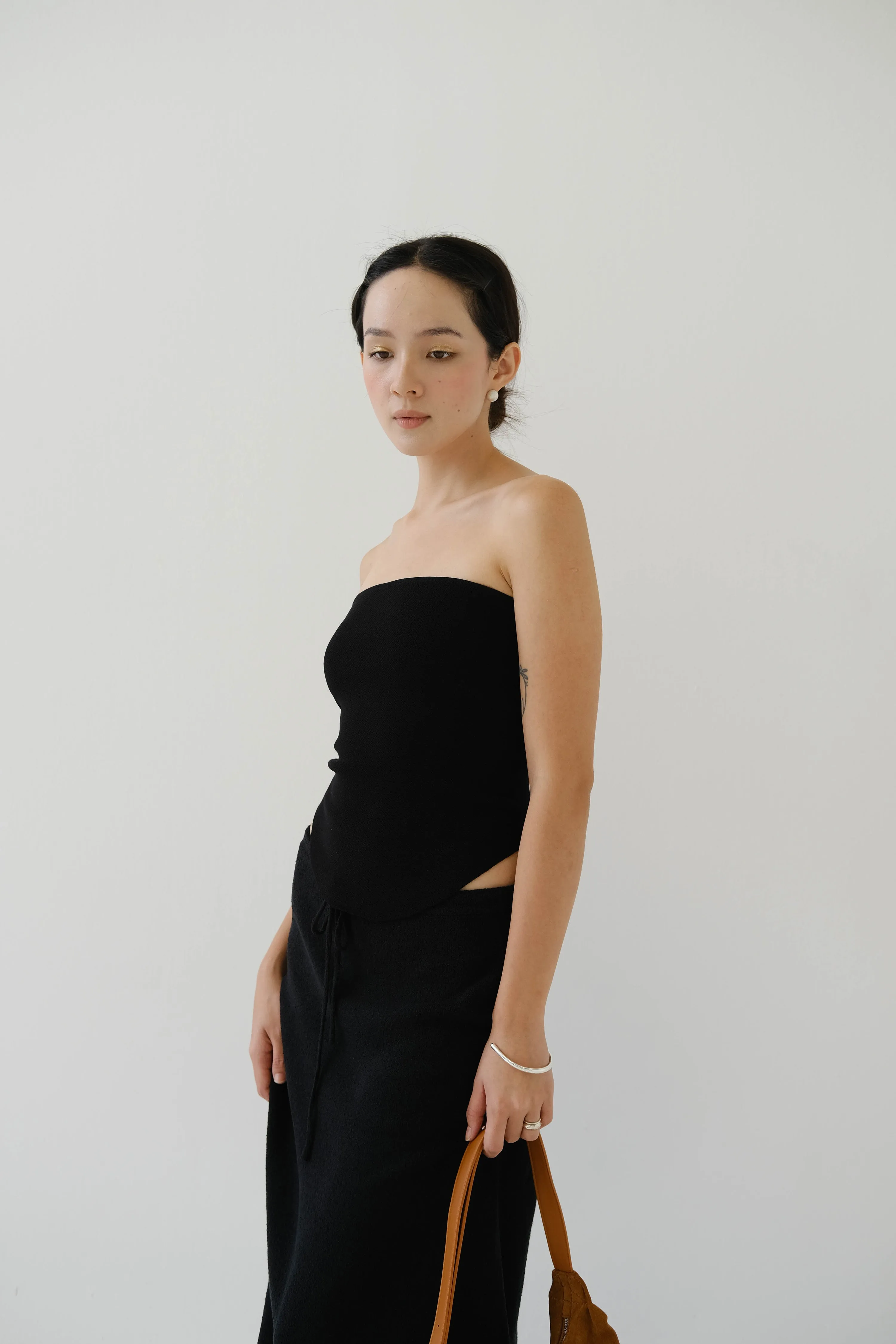 Tube Top In Classic Black