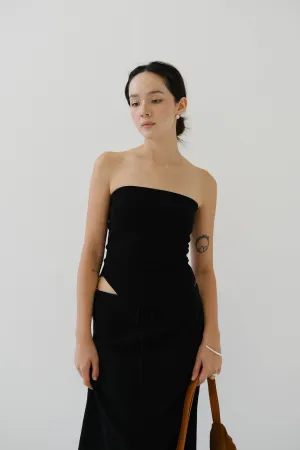Tube Top In Classic Black