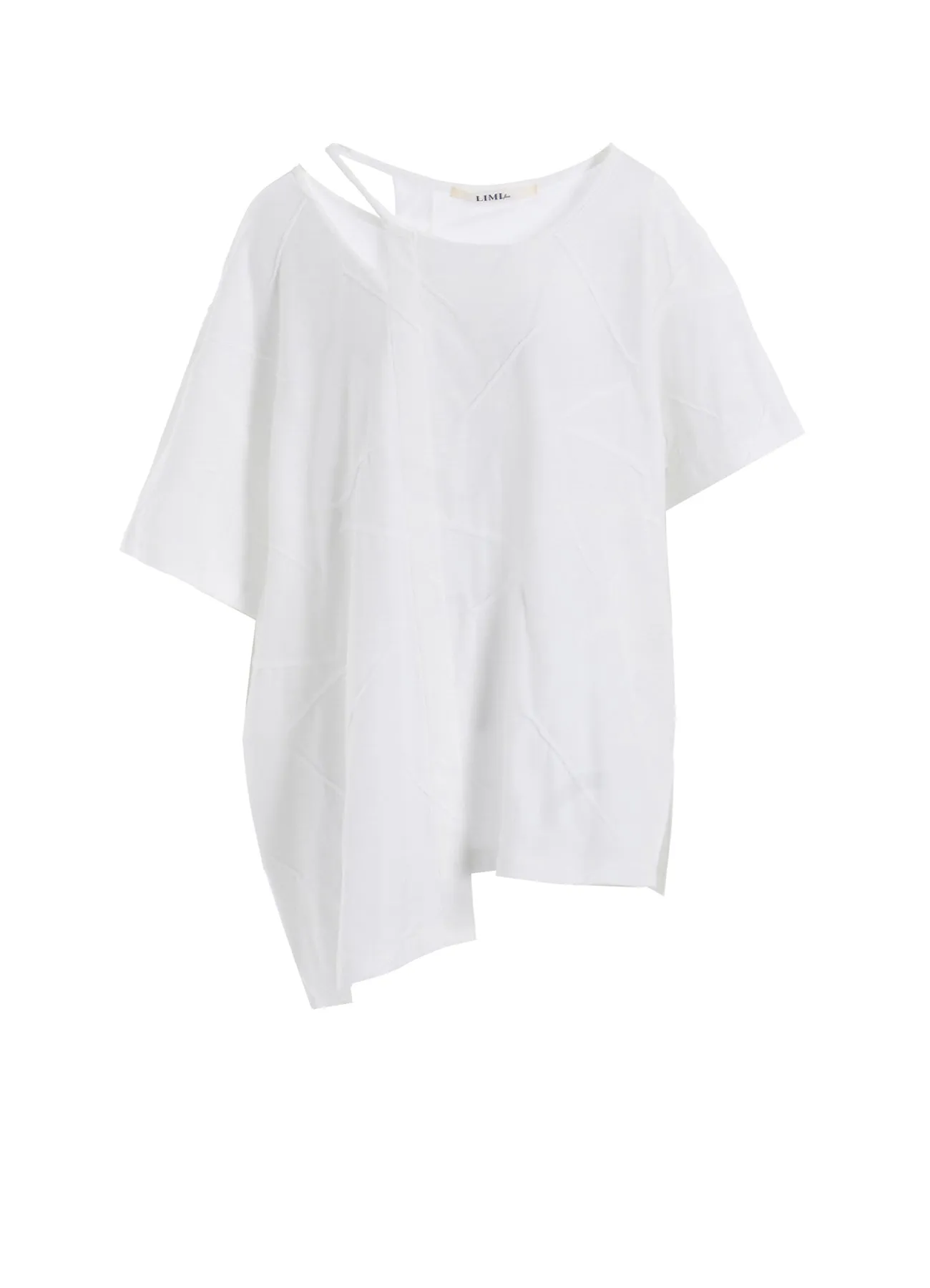 TUCK JACQUARD COMBINATION T-SHIRTS