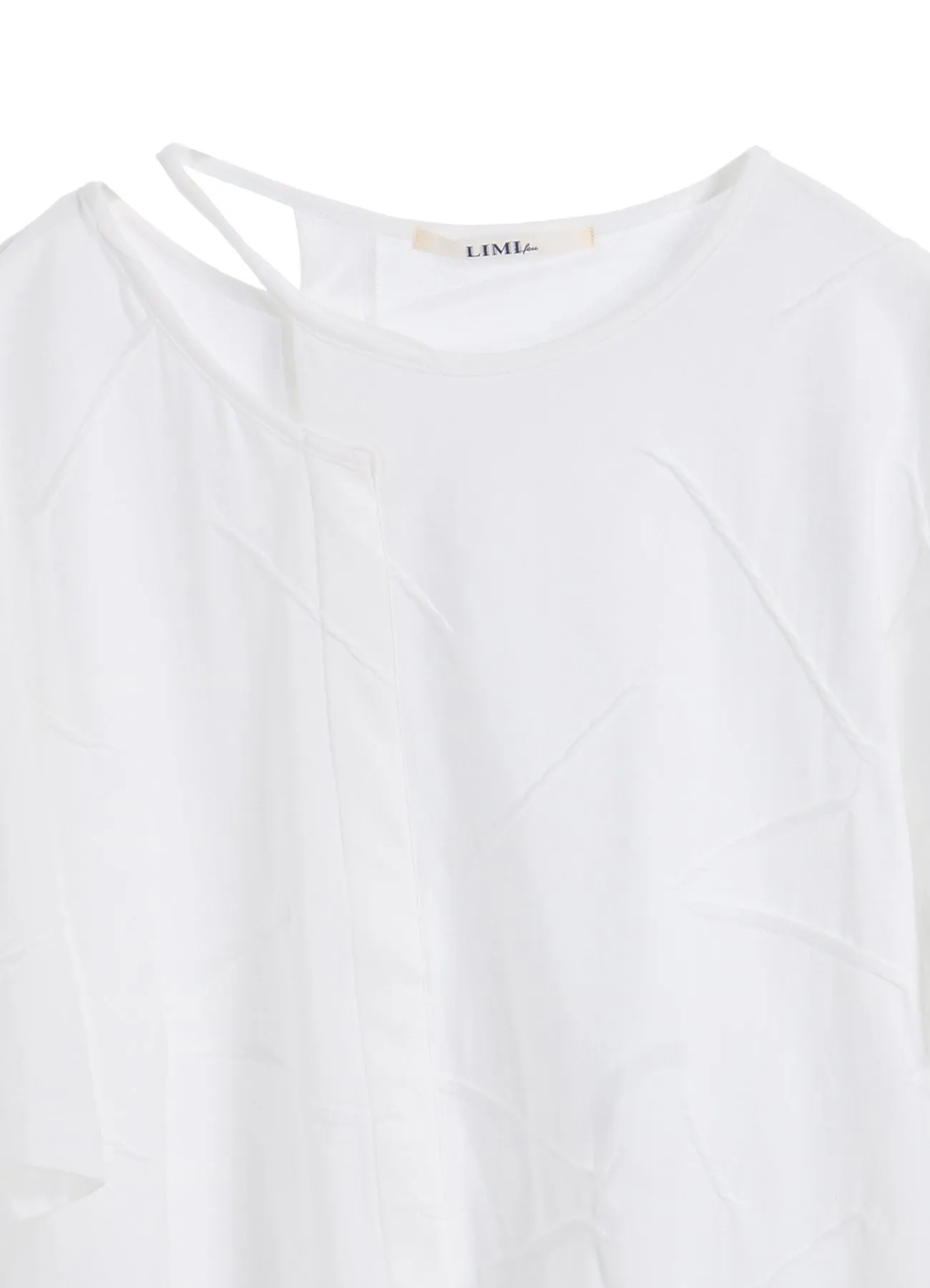 TUCK JACQUARD COMBINATION T-SHIRTS