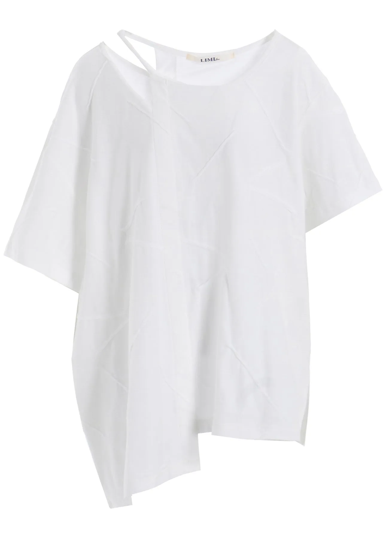 TUCK JACQUARD COMBINATION T-SHIRTS