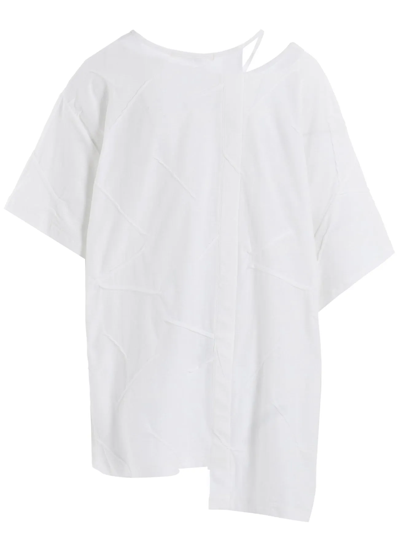 TUCK JACQUARD COMBINATION T-SHIRTS