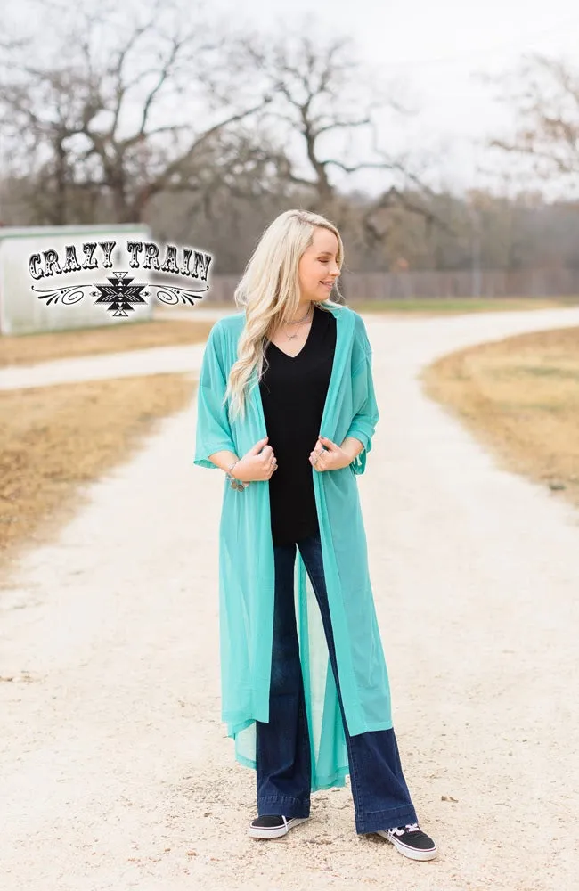 TURQUOISE DUSTER