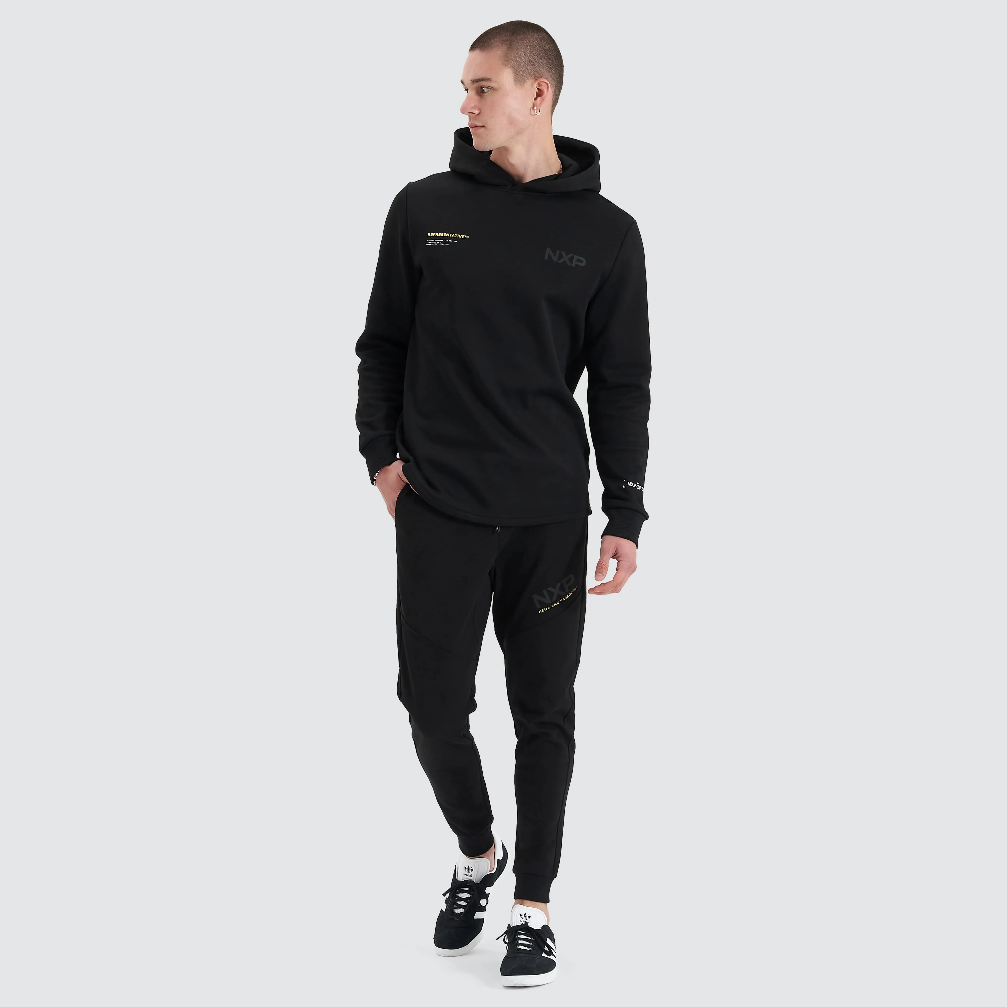 Turret Slim Trackpant Jet Black
