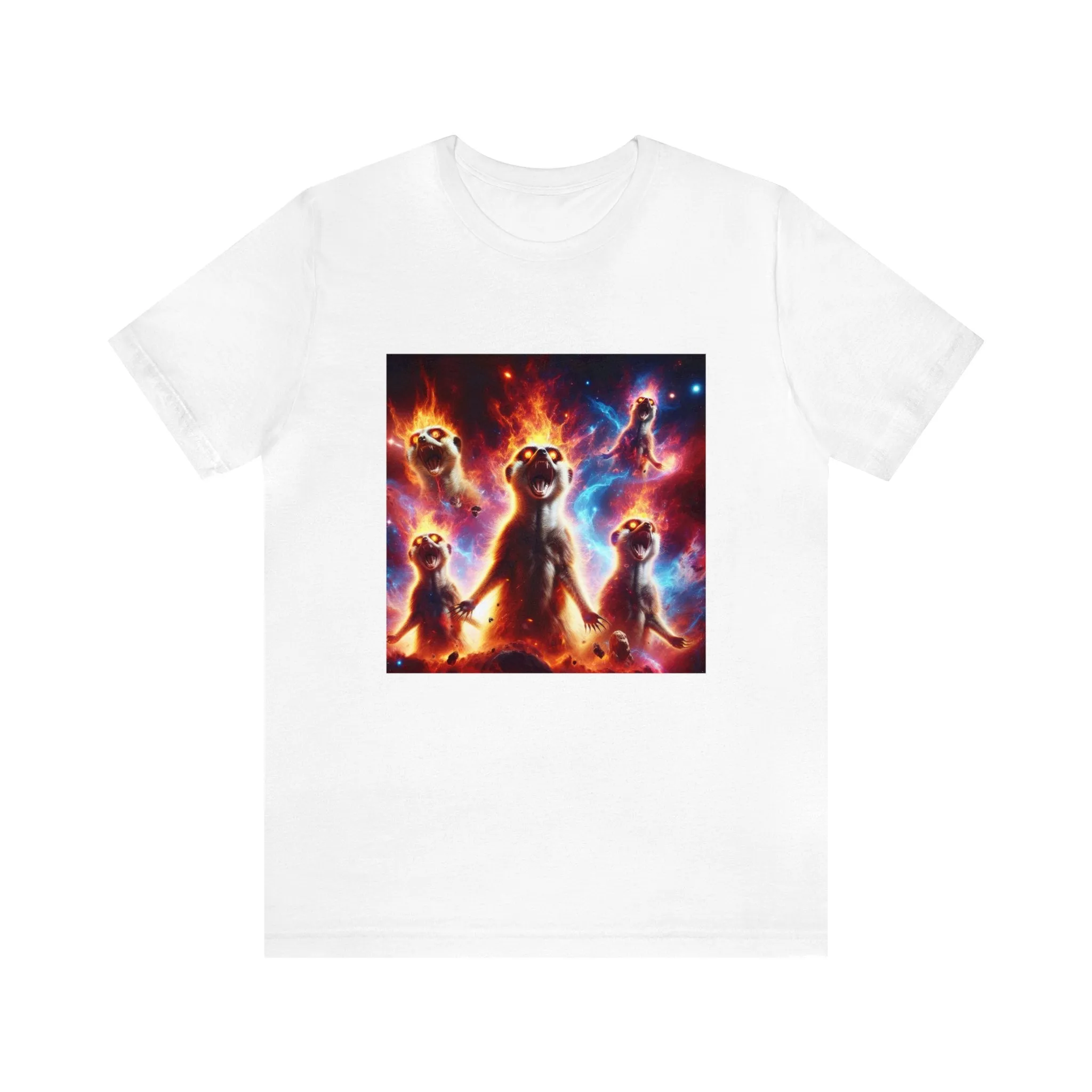 Unisex Jersey Short Sleeve Tee - Meerkat Cosmic Level
