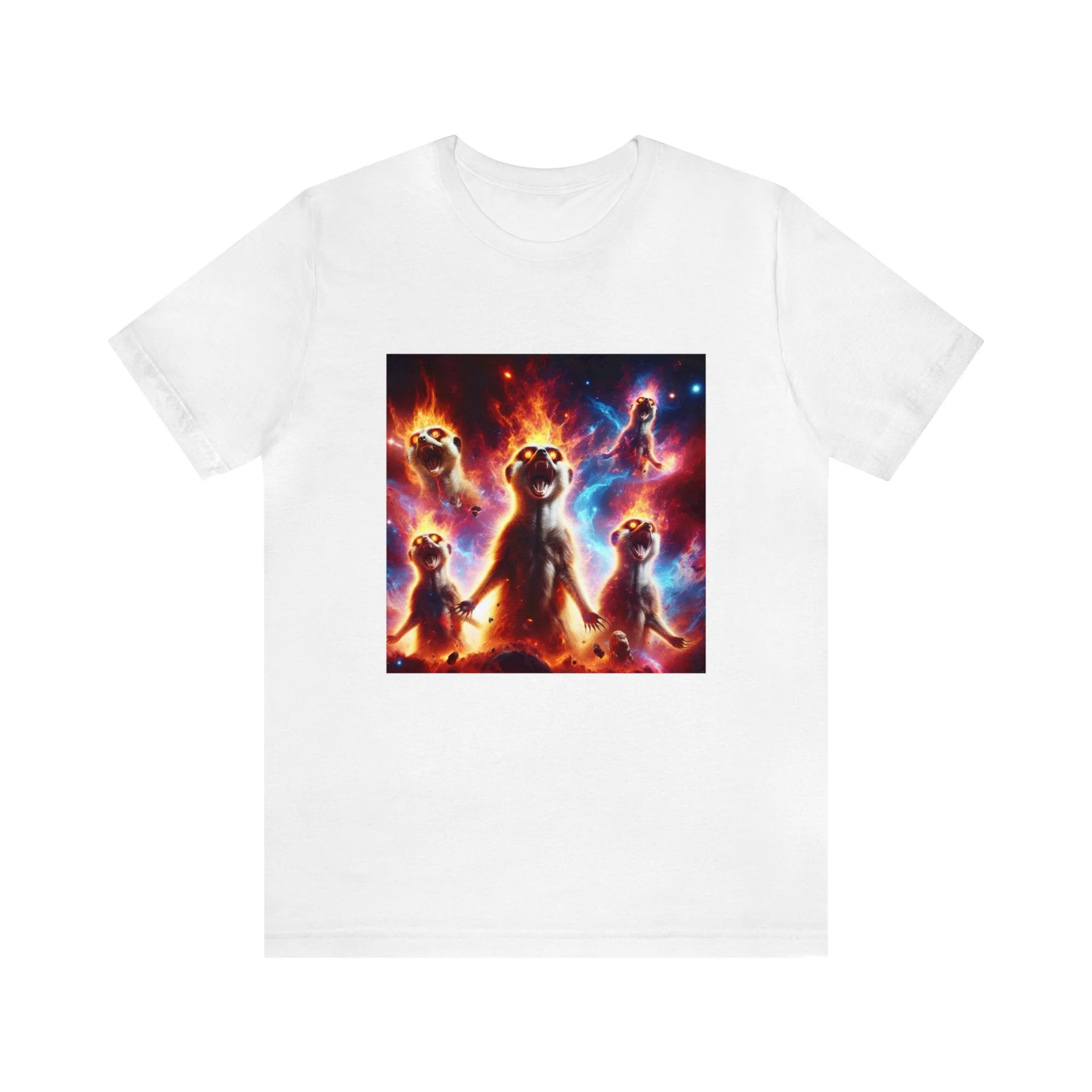 Unisex Jersey Short Sleeve Tee - Meerkat Cosmic Level