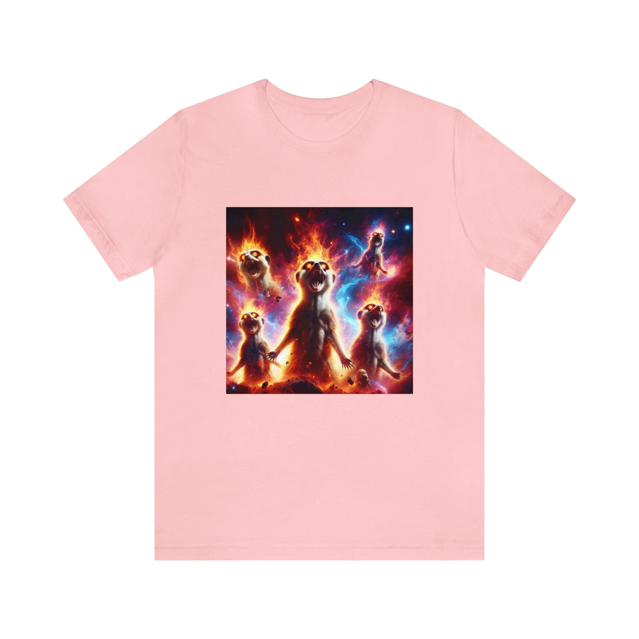 Unisex Jersey Short Sleeve Tee - Meerkat Cosmic Level