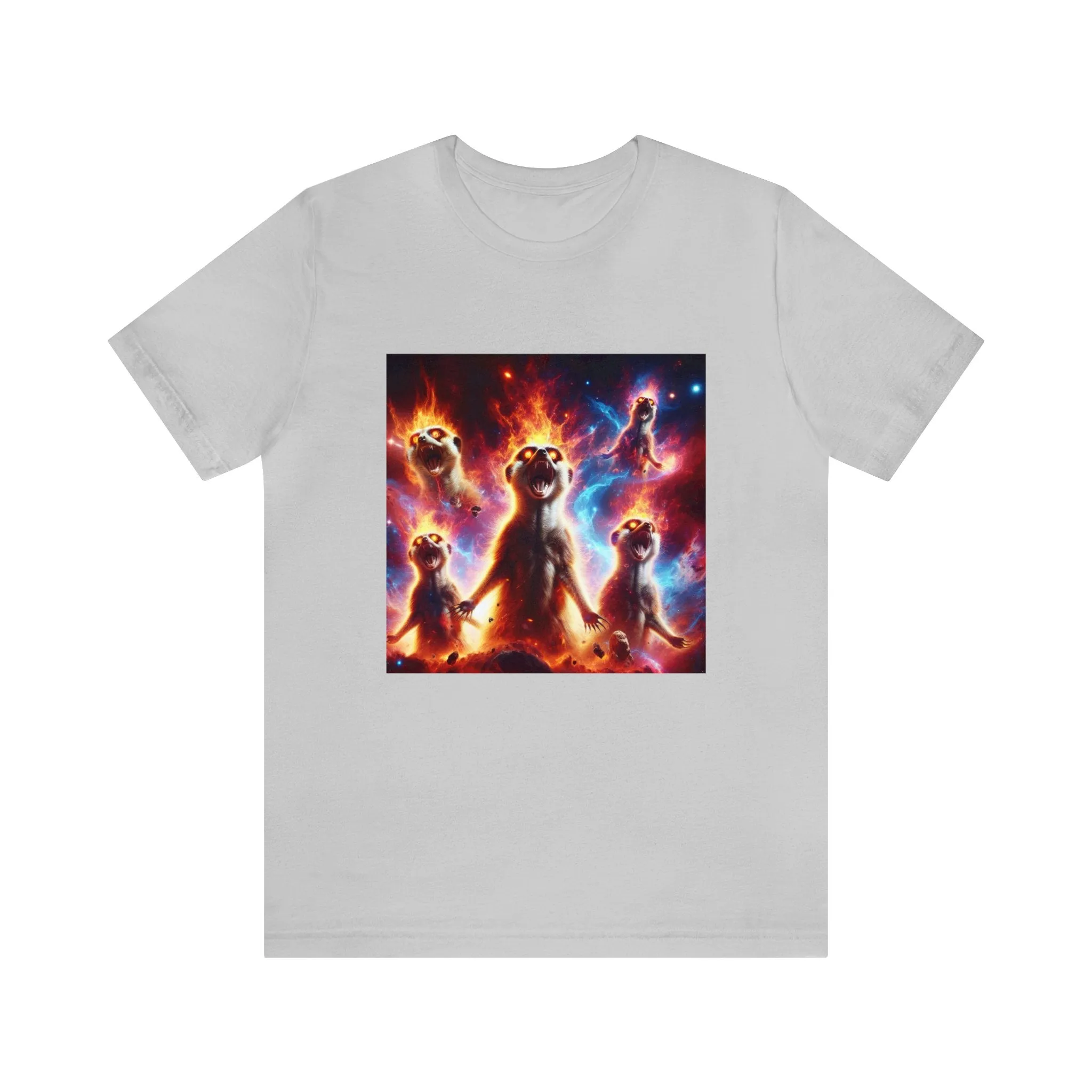 Unisex Jersey Short Sleeve Tee - Meerkat Cosmic Level