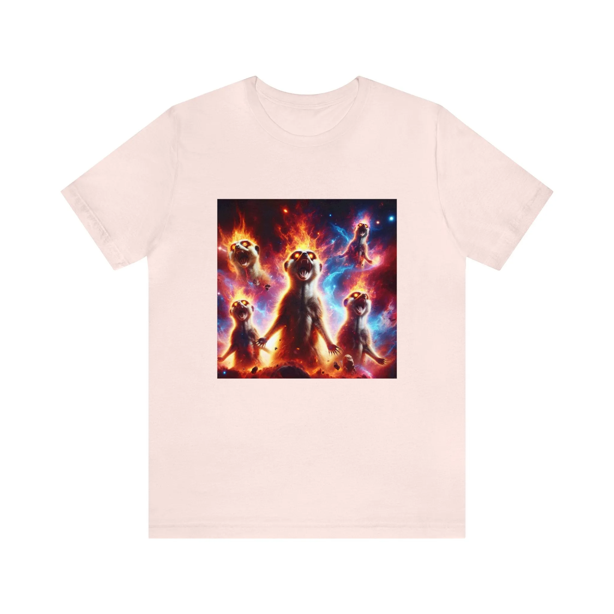 Unisex Jersey Short Sleeve Tee - Meerkat Cosmic Level