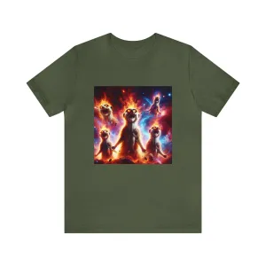 Unisex Jersey Short Sleeve Tee - Meerkat Cosmic Level