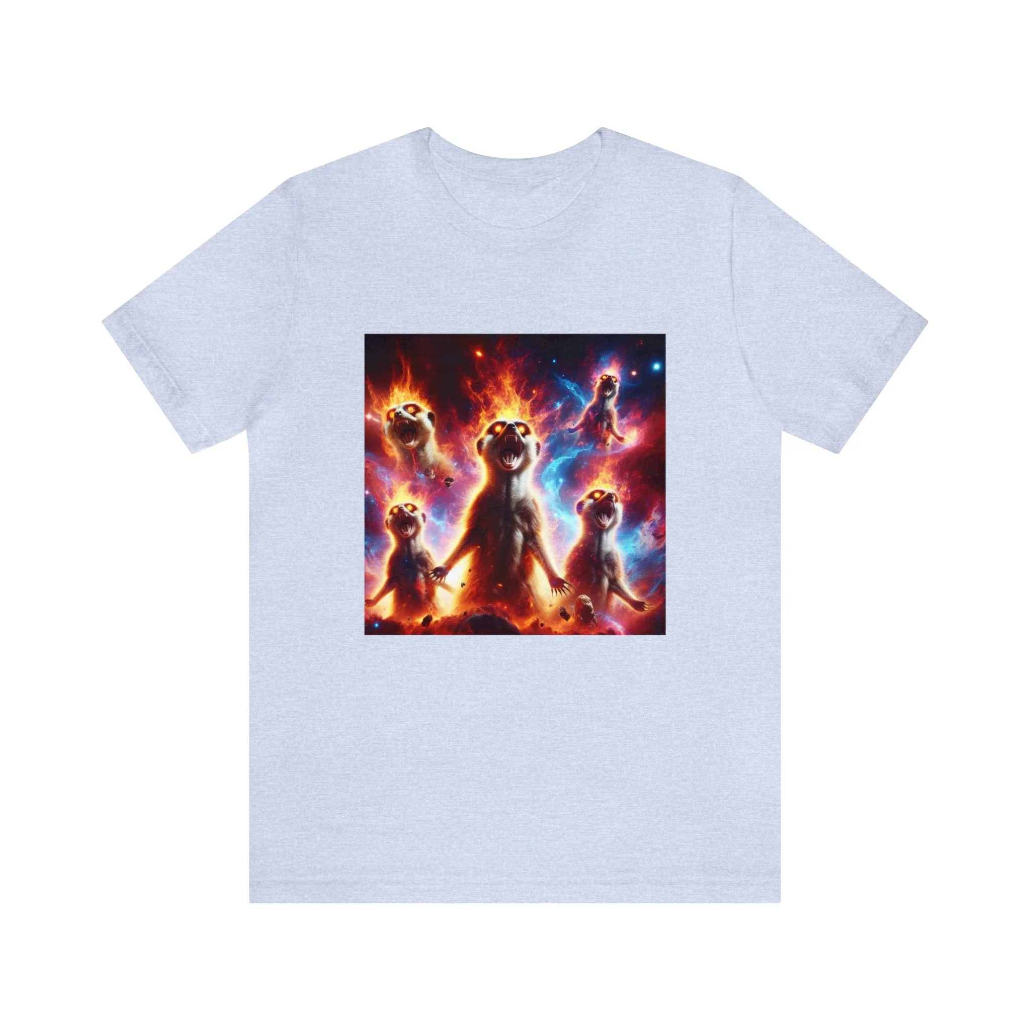 Unisex Jersey Short Sleeve Tee - Meerkat Cosmic Level
