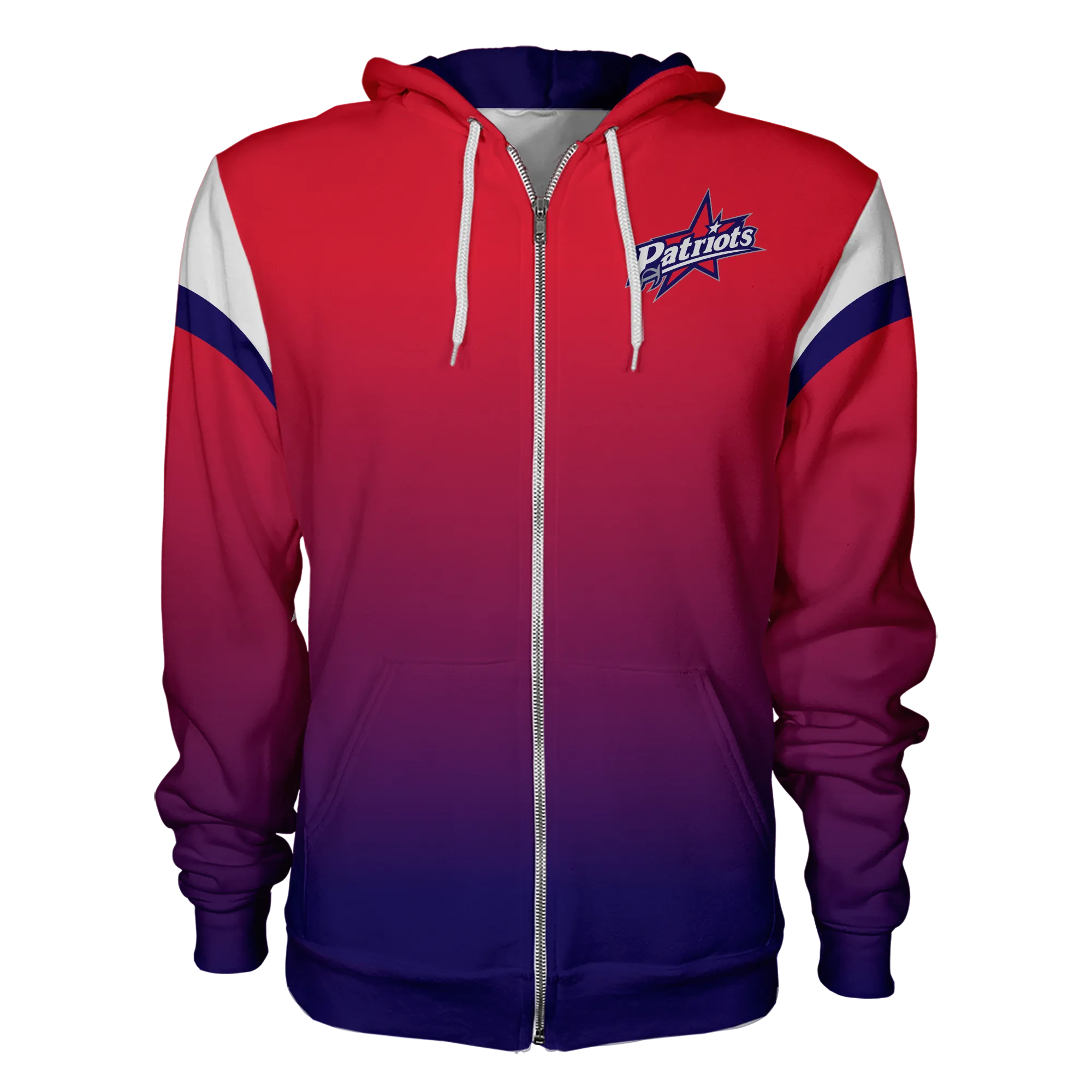 Unisex Zip-Up Pullover Hoodie