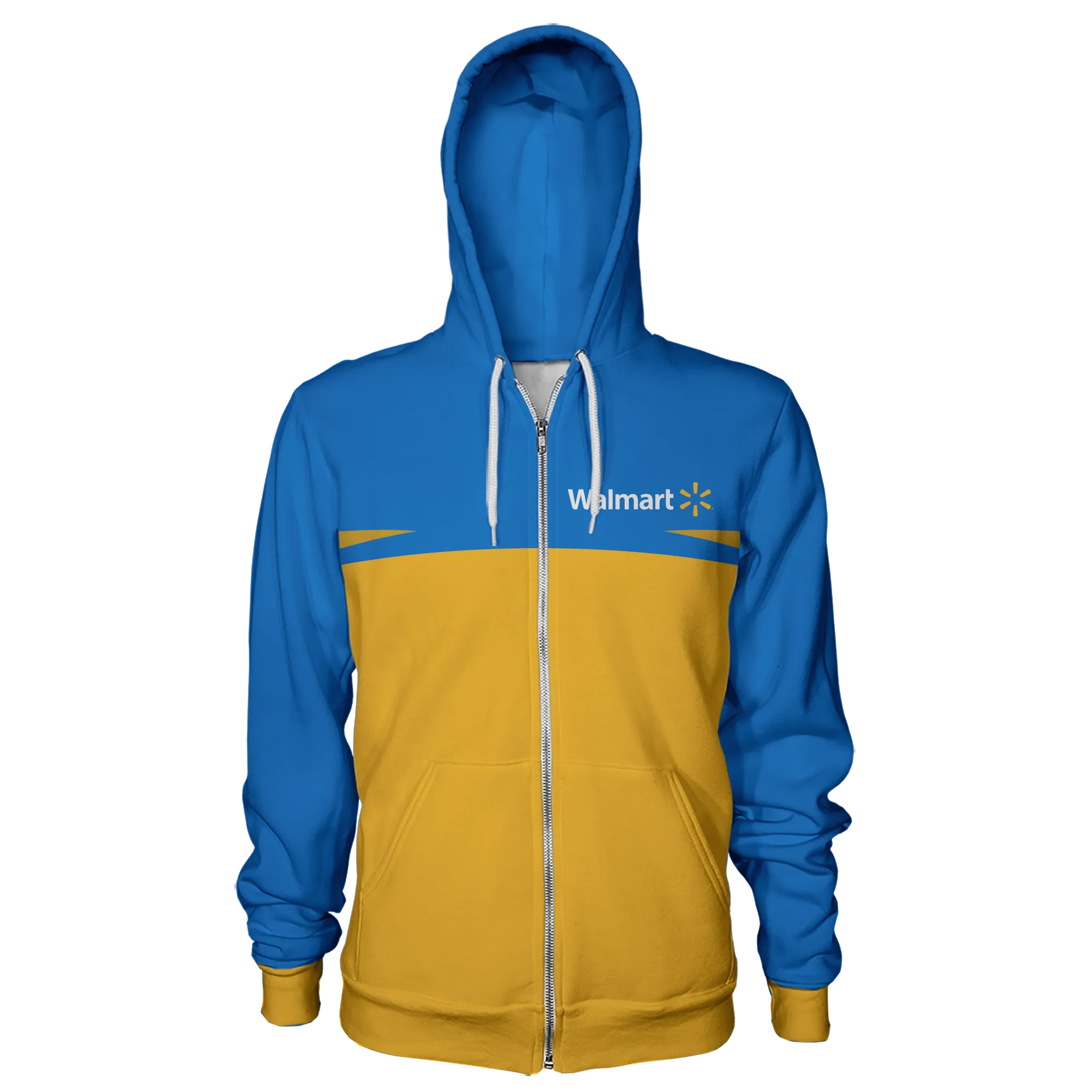 Unisex Zip-Up Pullover Hoodie
