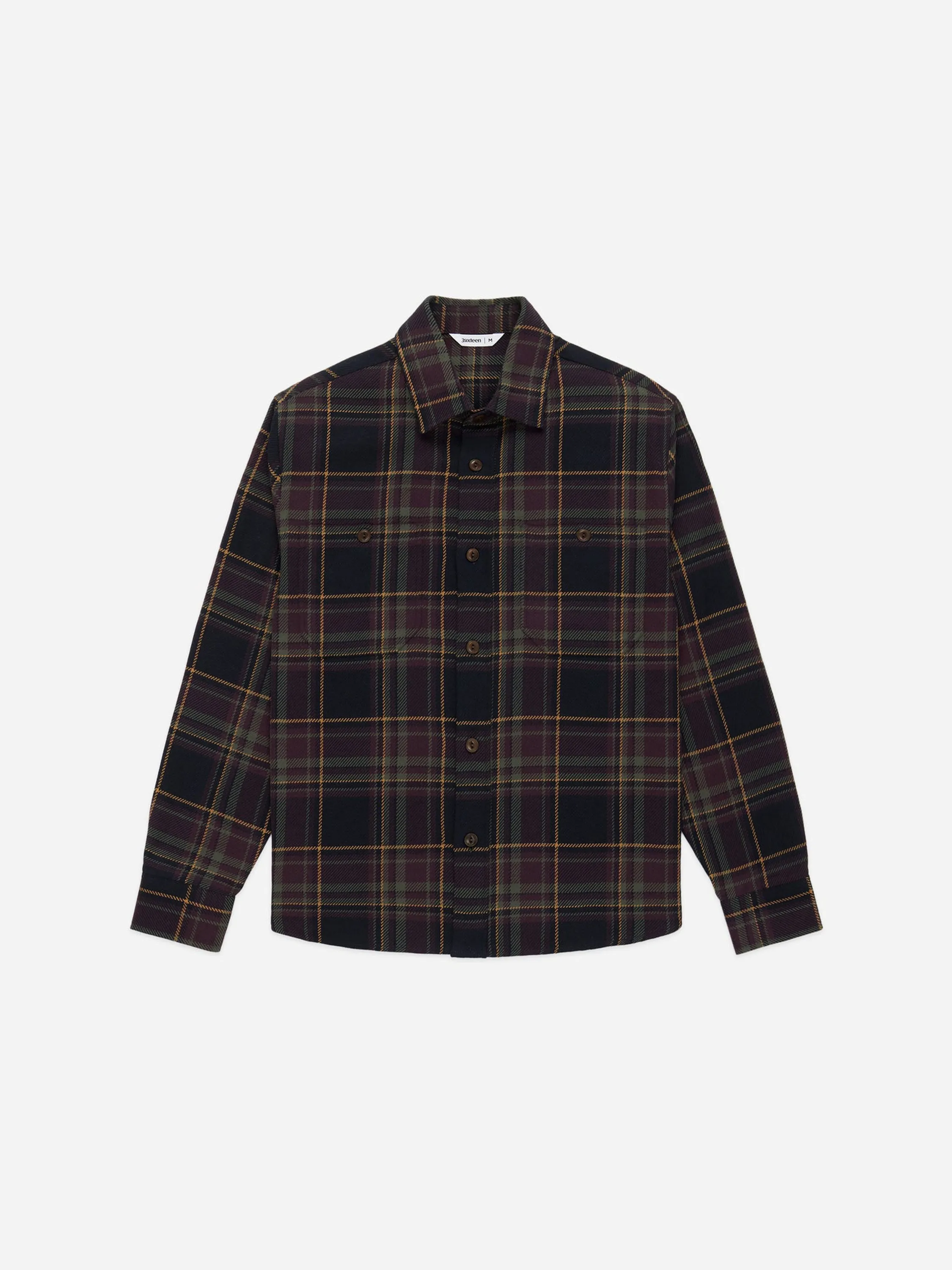 Utility Flannel - Black/Olive