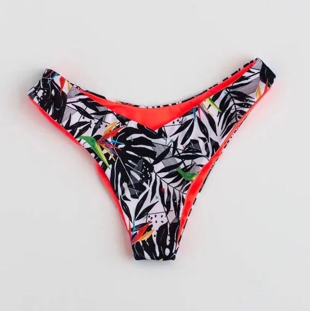 V Bottom- Neon Palm