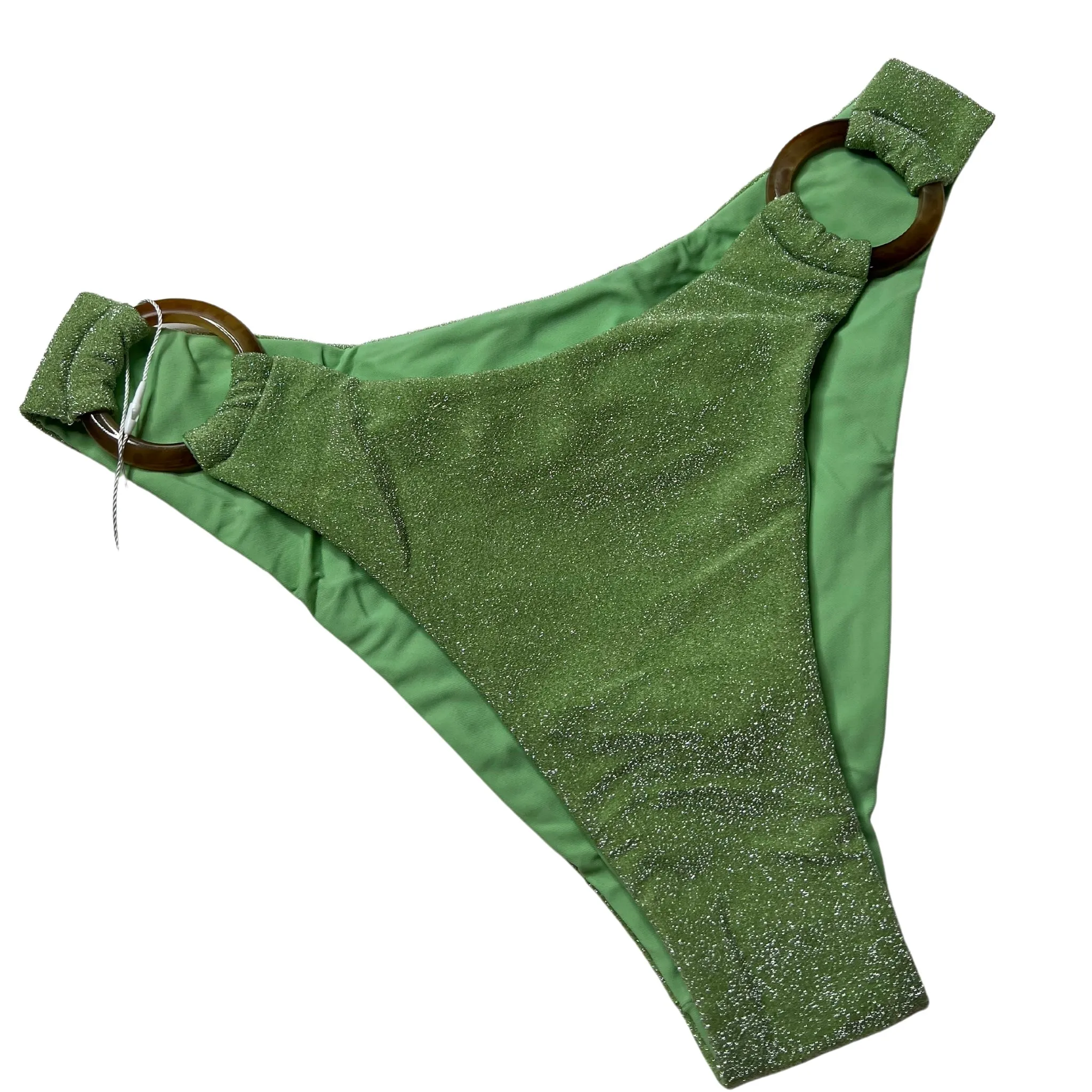 V Side Ring Bottoms- Matcha Sparkle