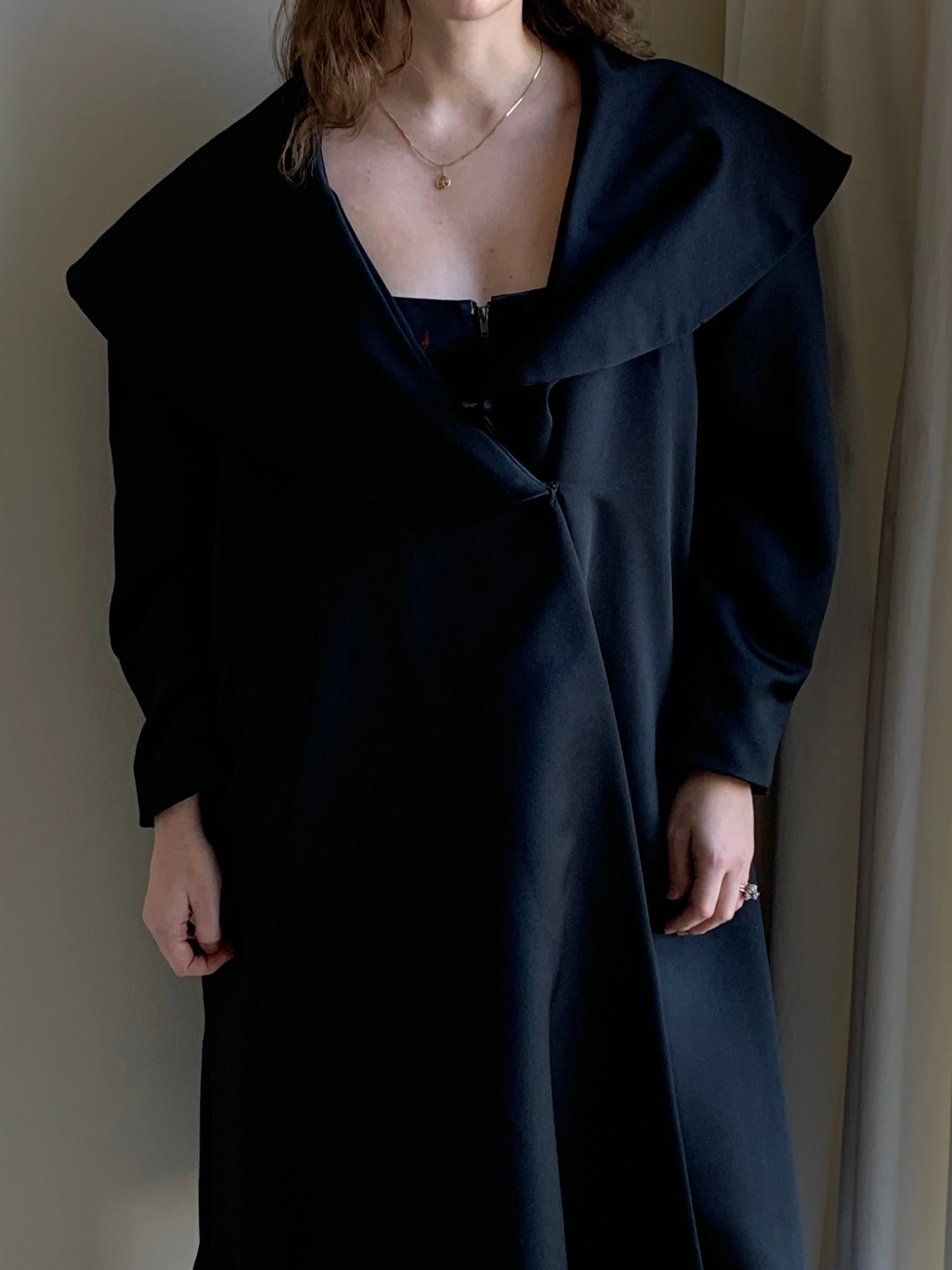 Victor Costa satin evening jacket