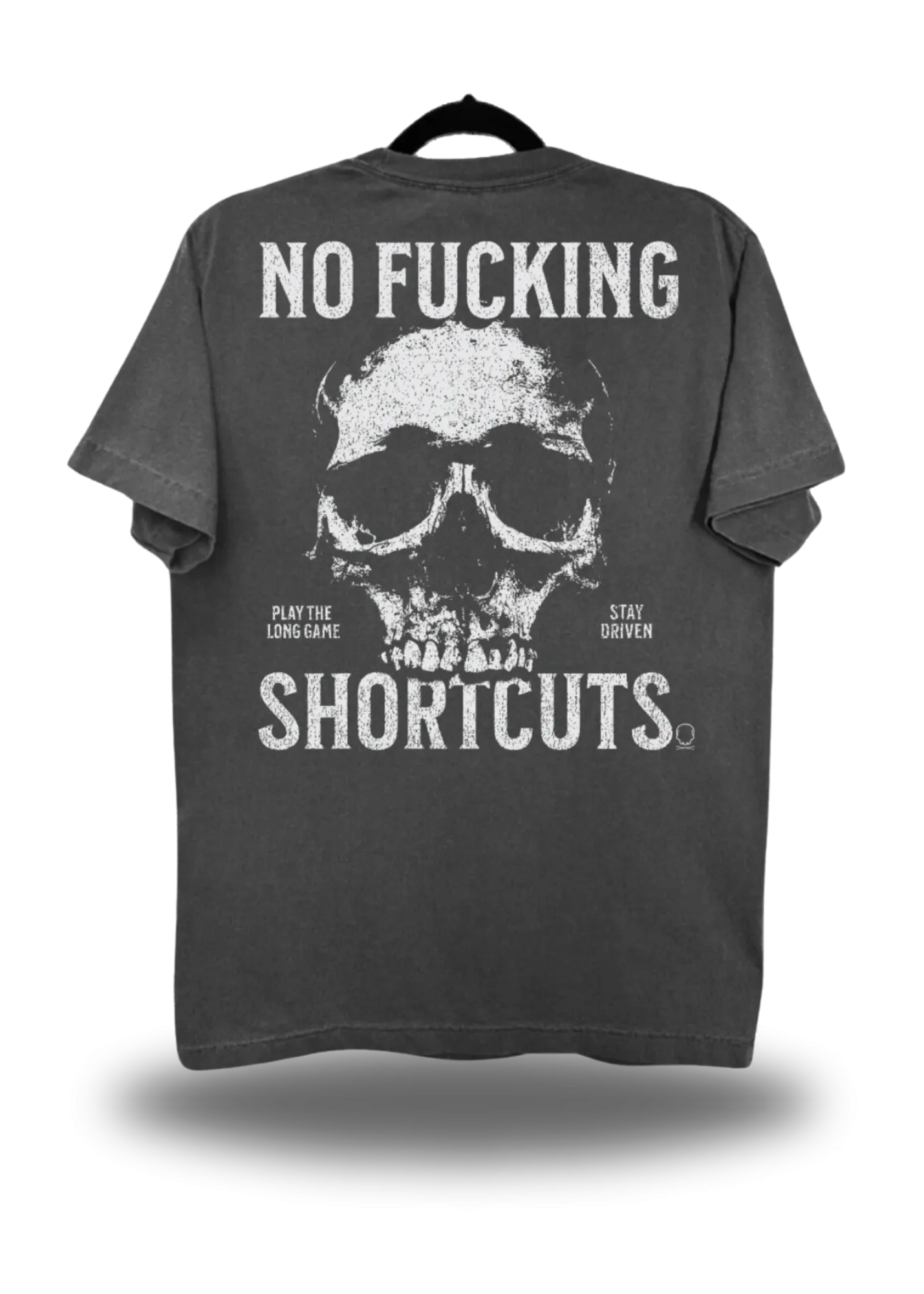 VINTAGE NO FUCKING TEE *FADED BLACK*