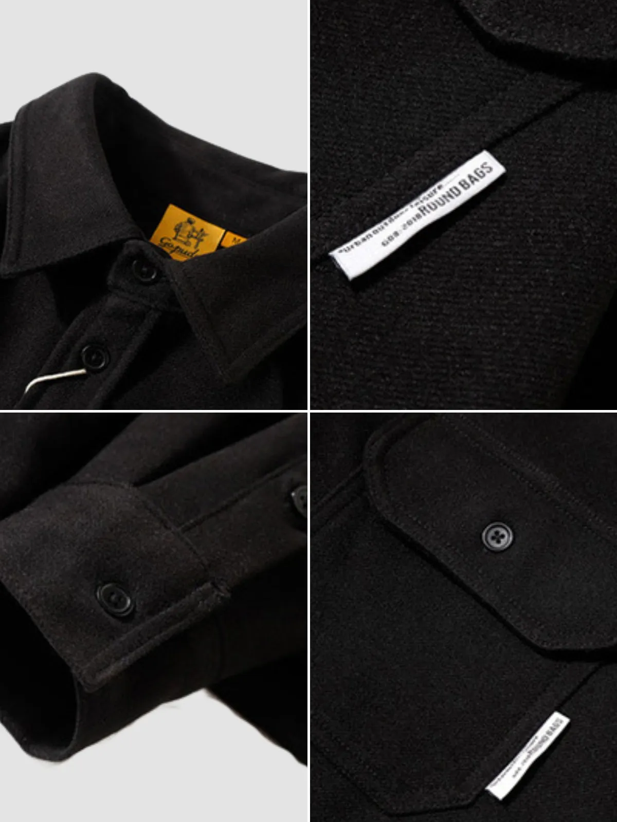 Vintage Woolen Thick Shirt