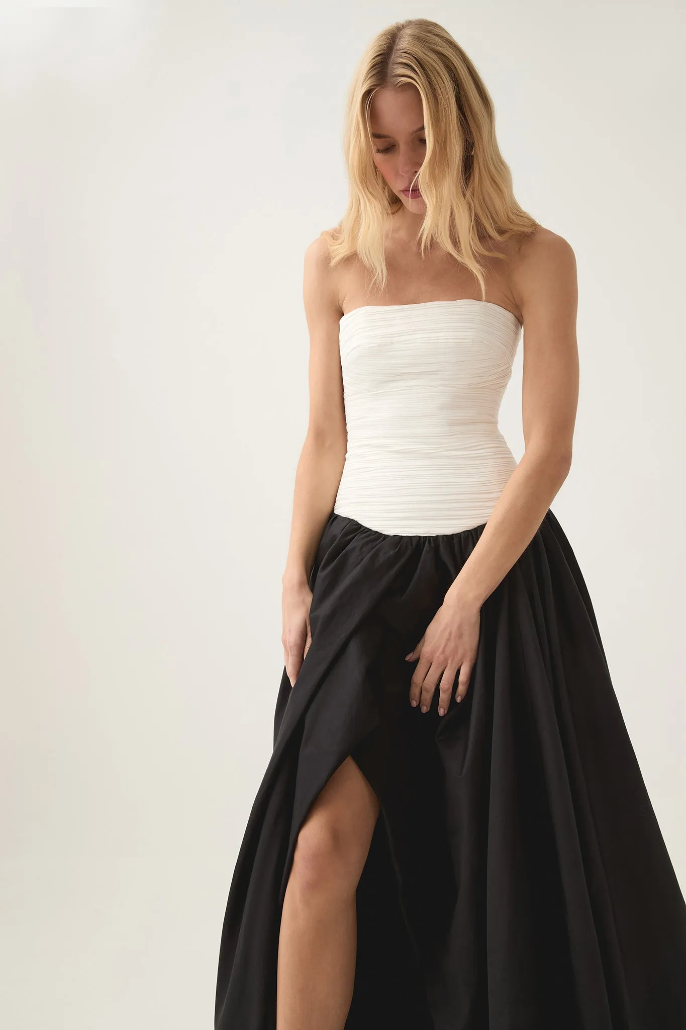 Violette Bubble Hem Maxi Dress