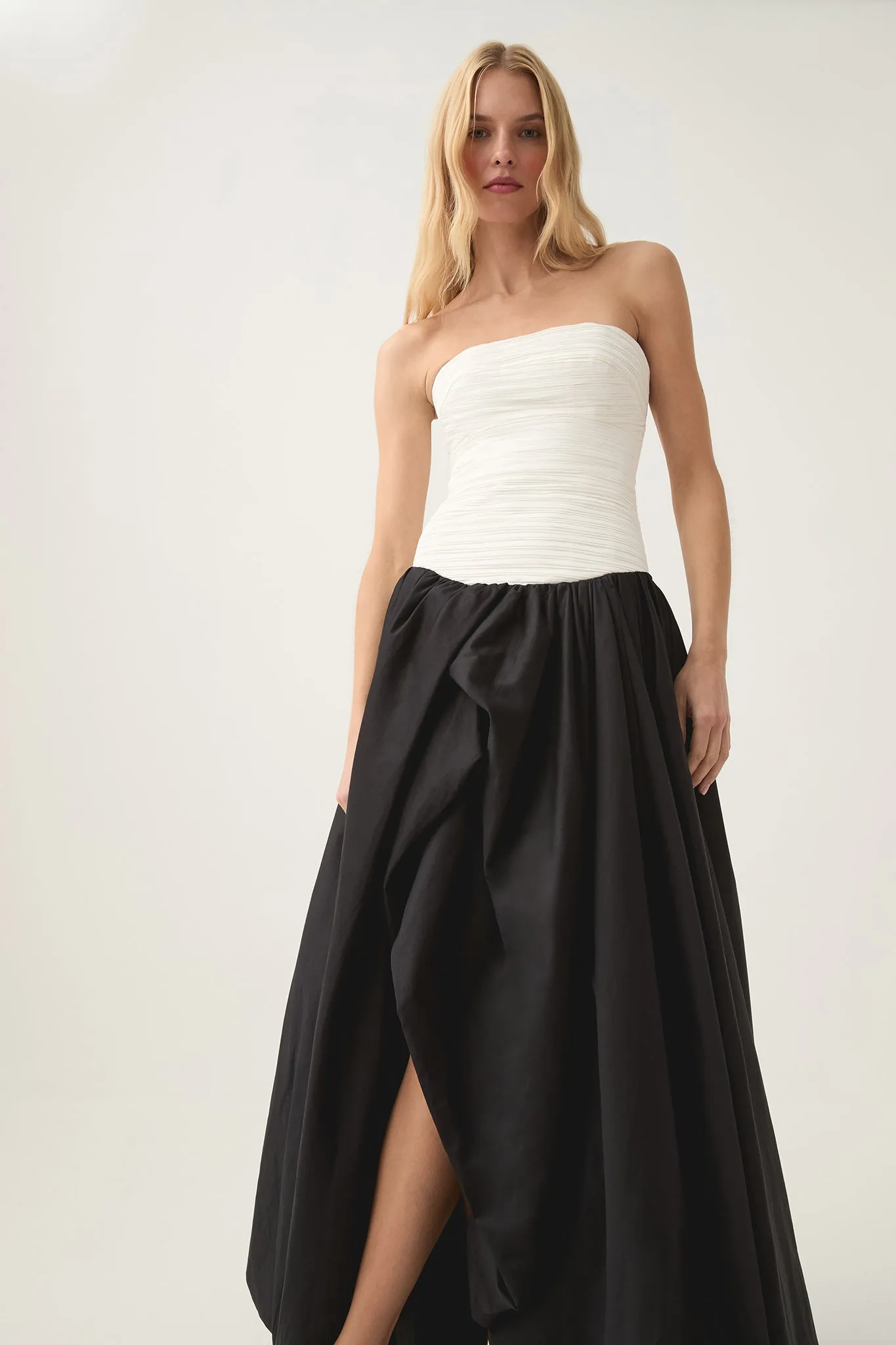 Violette Bubble Hem Maxi Dress