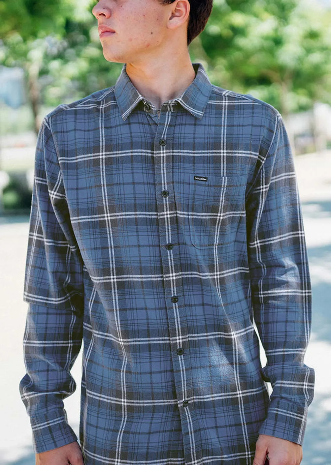 Volcom Men's Caden Plaid Button Up Shirts