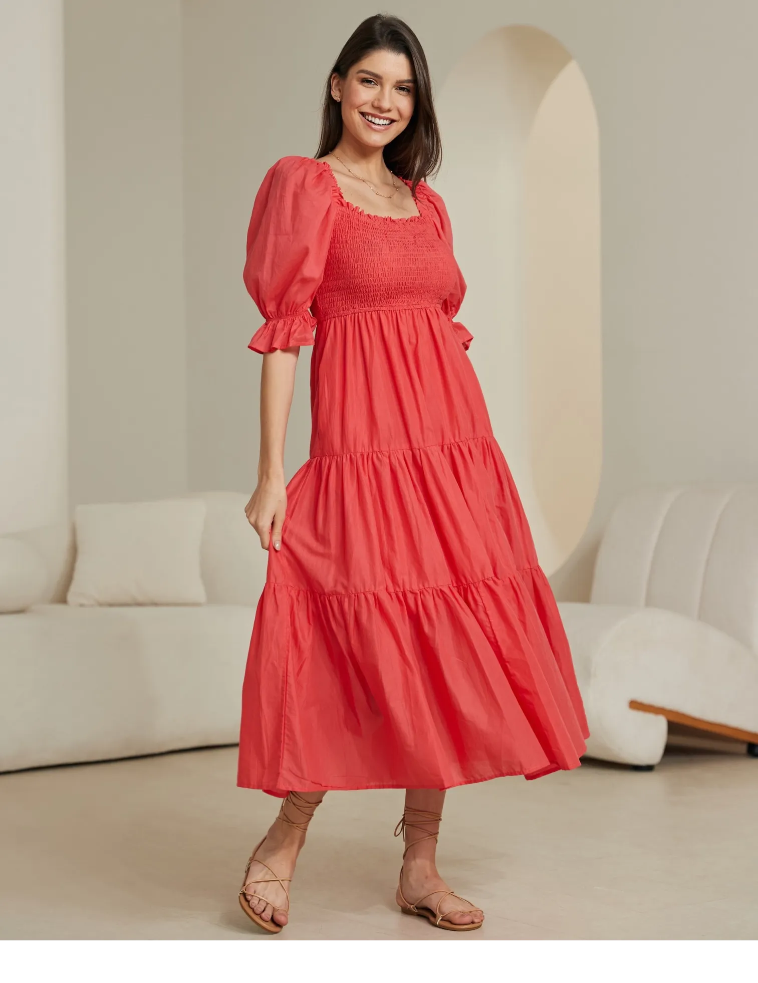 WATERMELON MAXI DRESS