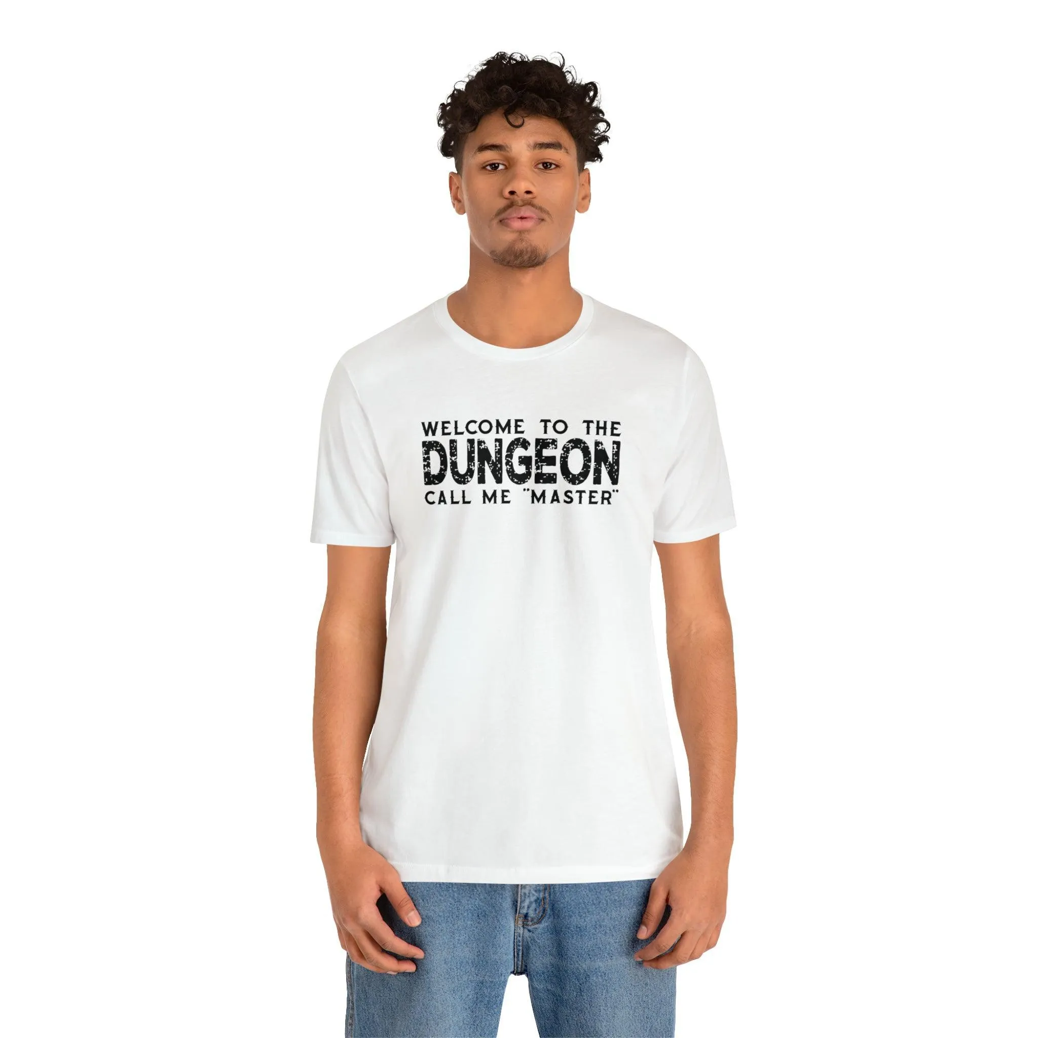 Welcome to the Dungeon Call me Master | DM shirt | Dungeon Master gift | dnd tshirt | Gaming shirt | dungeons and dragons Short Sleeve Tee
