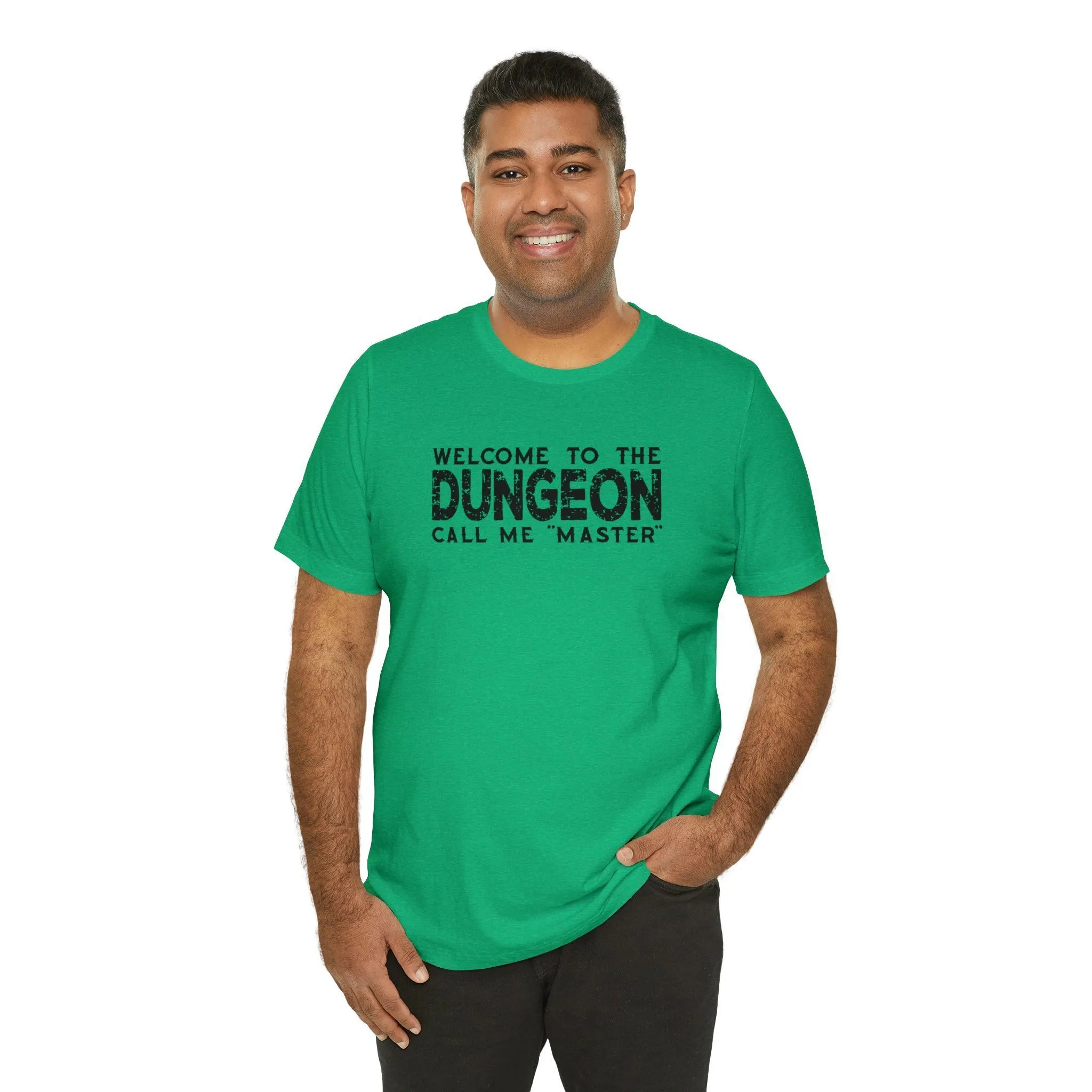 Welcome to the Dungeon Call me Master | DM shirt | Dungeon Master gift | dnd tshirt | Gaming shirt | dungeons and dragons Short Sleeve Tee