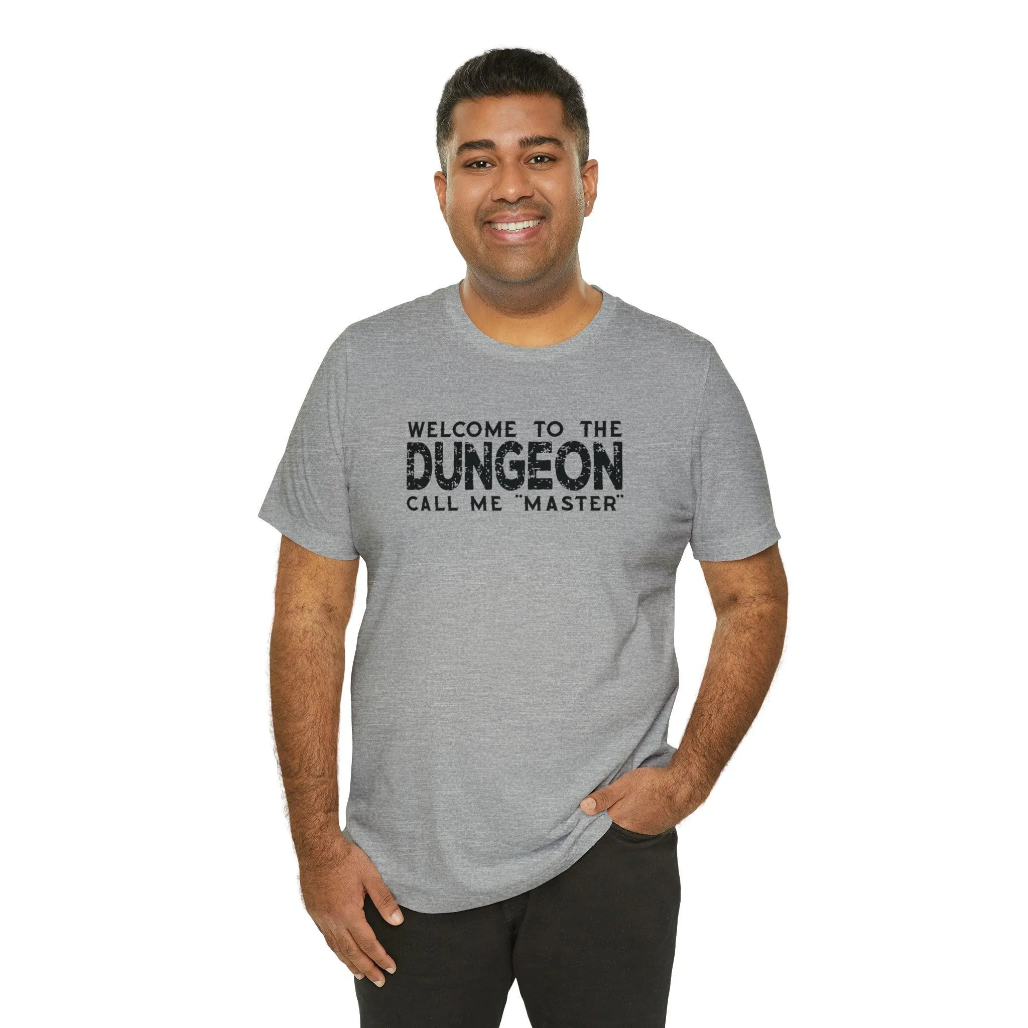 Welcome to the Dungeon Call me Master | DM shirt | Dungeon Master gift | dnd tshirt | Gaming shirt | dungeons and dragons Short Sleeve Tee