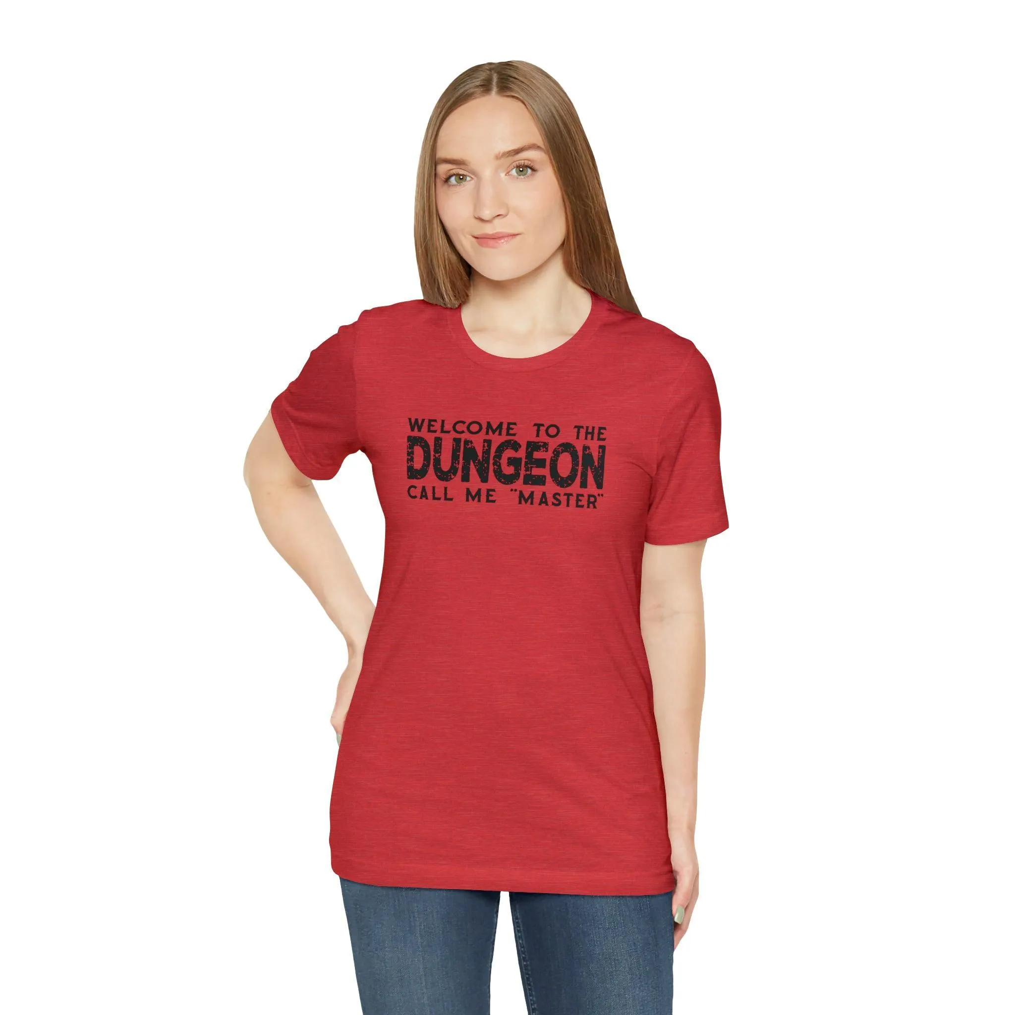 Welcome to the Dungeon Call me Master | DM shirt | Dungeon Master gift | dnd tshirt | Gaming shirt | dungeons and dragons Short Sleeve Tee