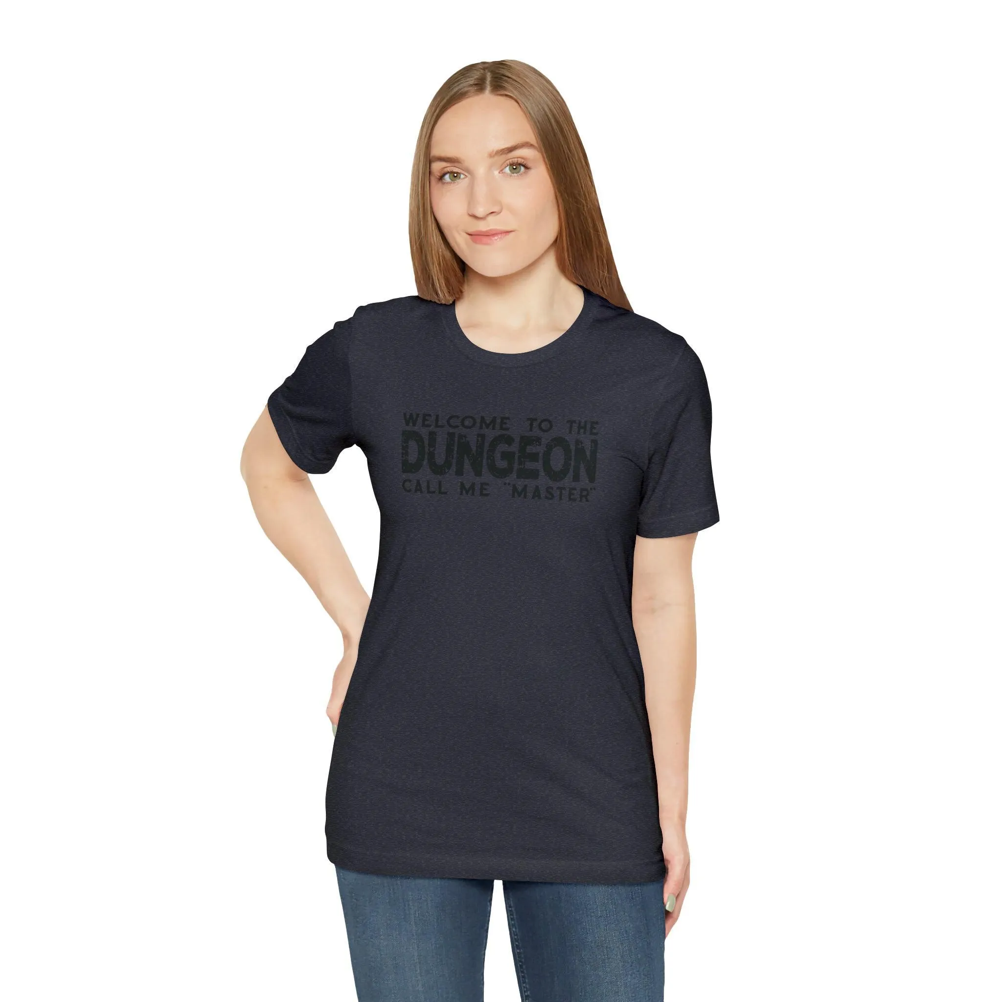 Welcome to the Dungeon Call me Master | DM shirt | Dungeon Master gift | dnd tshirt | Gaming shirt | dungeons and dragons Short Sleeve Tee