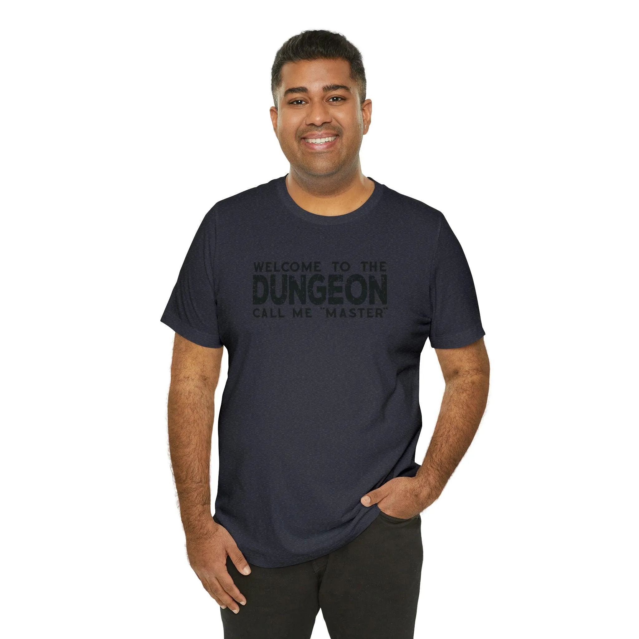 Welcome to the Dungeon Call me Master | DM shirt | Dungeon Master gift | dnd tshirt | Gaming shirt | dungeons and dragons Short Sleeve Tee