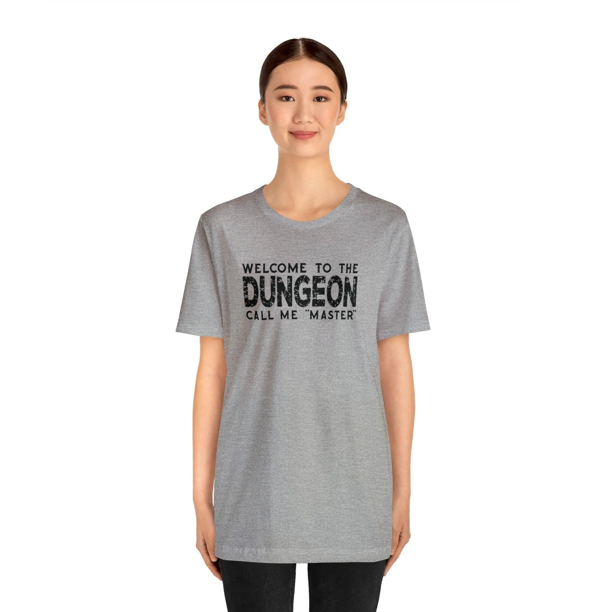Welcome to the Dungeon Call me Master | DM shirt | Dungeon Master gift | dnd tshirt | Gaming shirt | dungeons and dragons Short Sleeve Tee