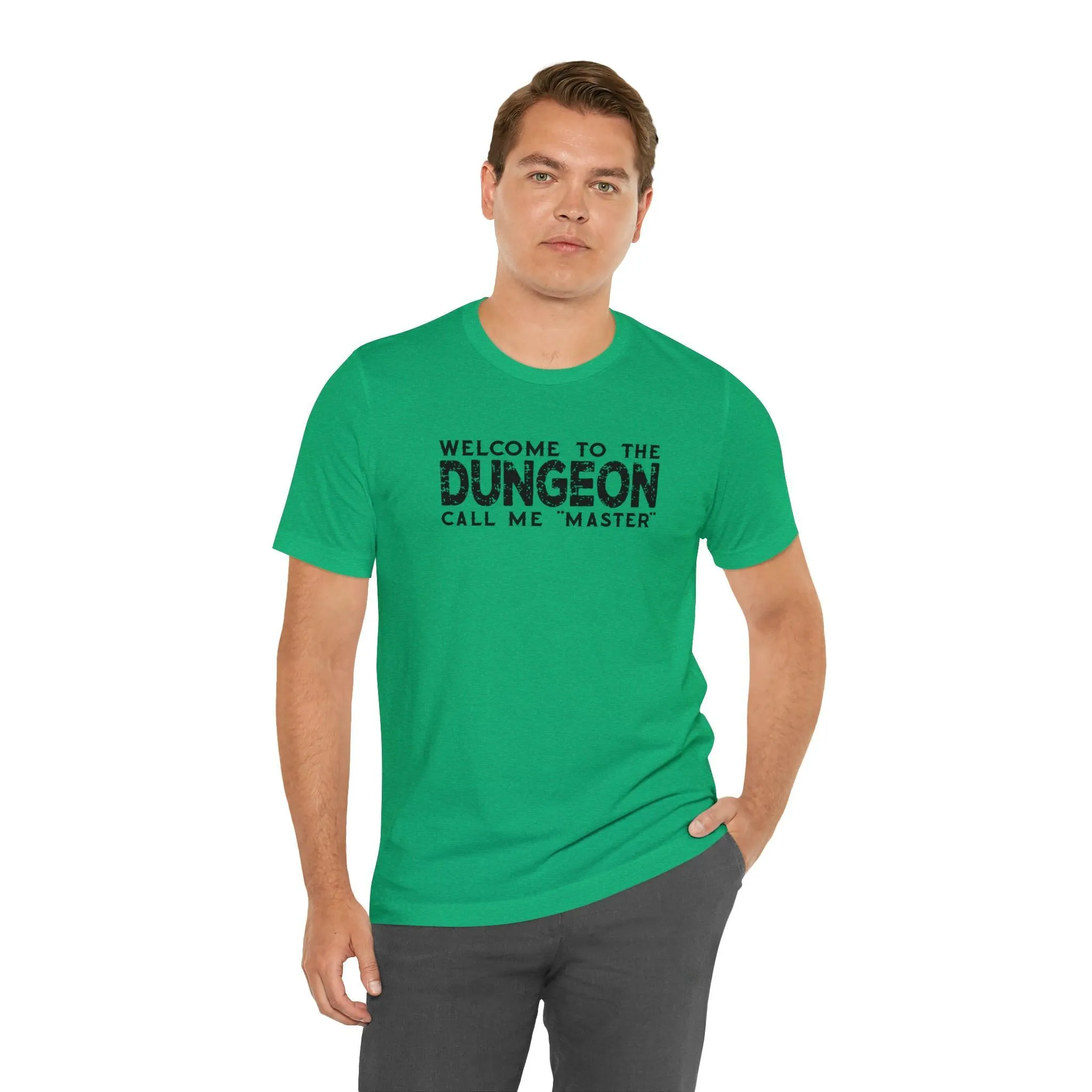 Welcome to the Dungeon Call me Master | DM shirt | Dungeon Master gift | dnd tshirt | Gaming shirt | dungeons and dragons Short Sleeve Tee