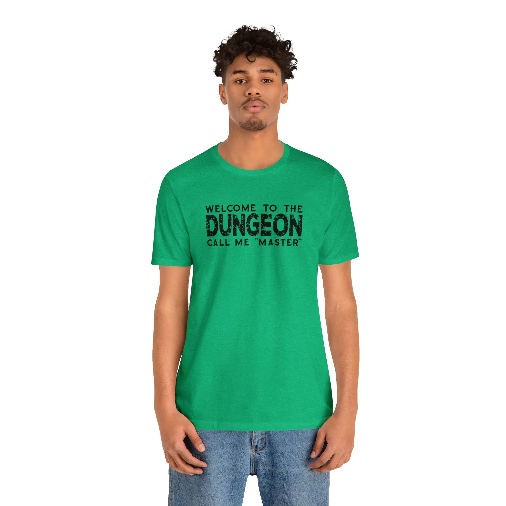 Welcome to the Dungeon Call me Master | DM shirt | Dungeon Master gift | dnd tshirt | Gaming shirt | dungeons and dragons Short Sleeve Tee