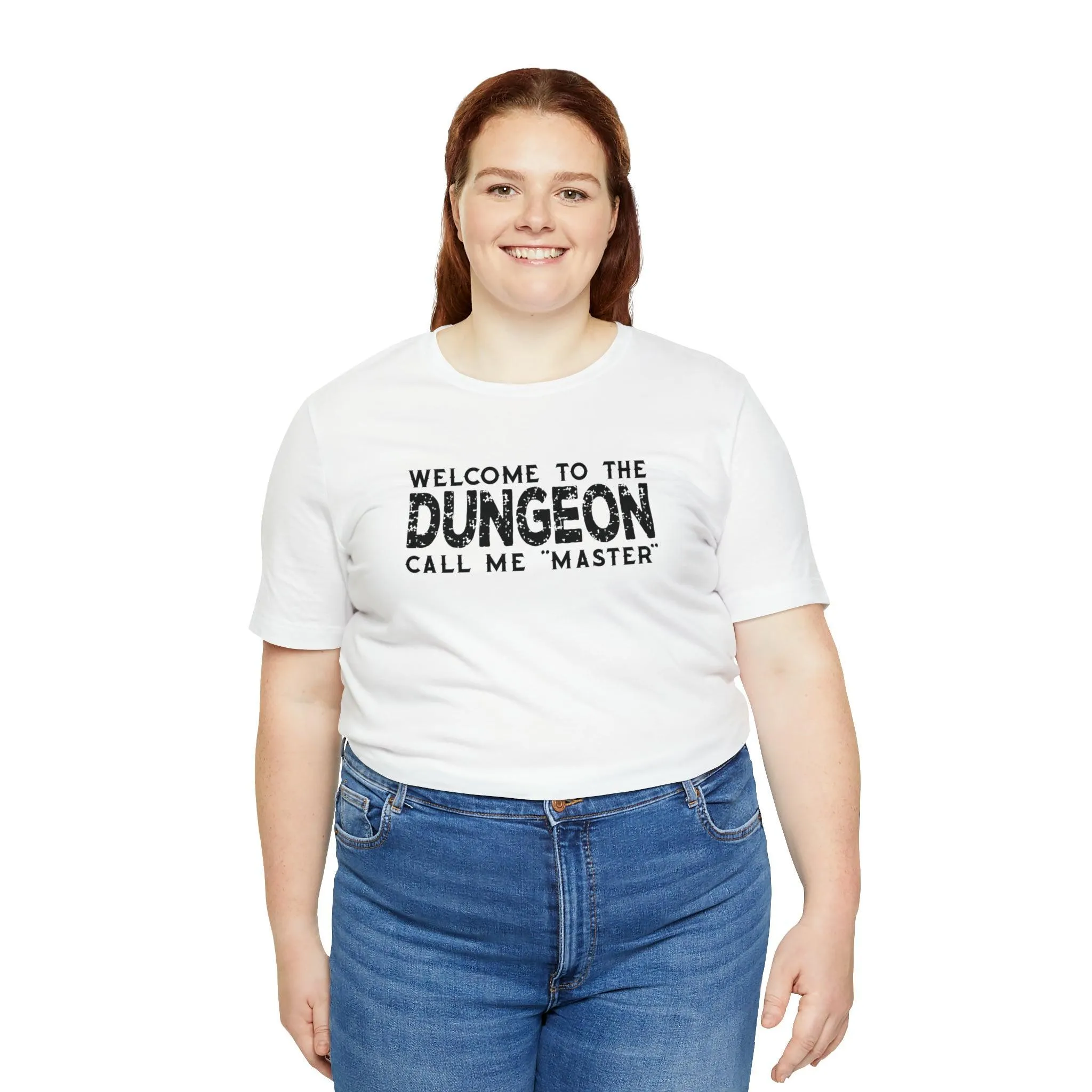 Welcome to the Dungeon Call me Master | DM shirt | Dungeon Master gift | dnd tshirt | Gaming shirt | dungeons and dragons Short Sleeve Tee