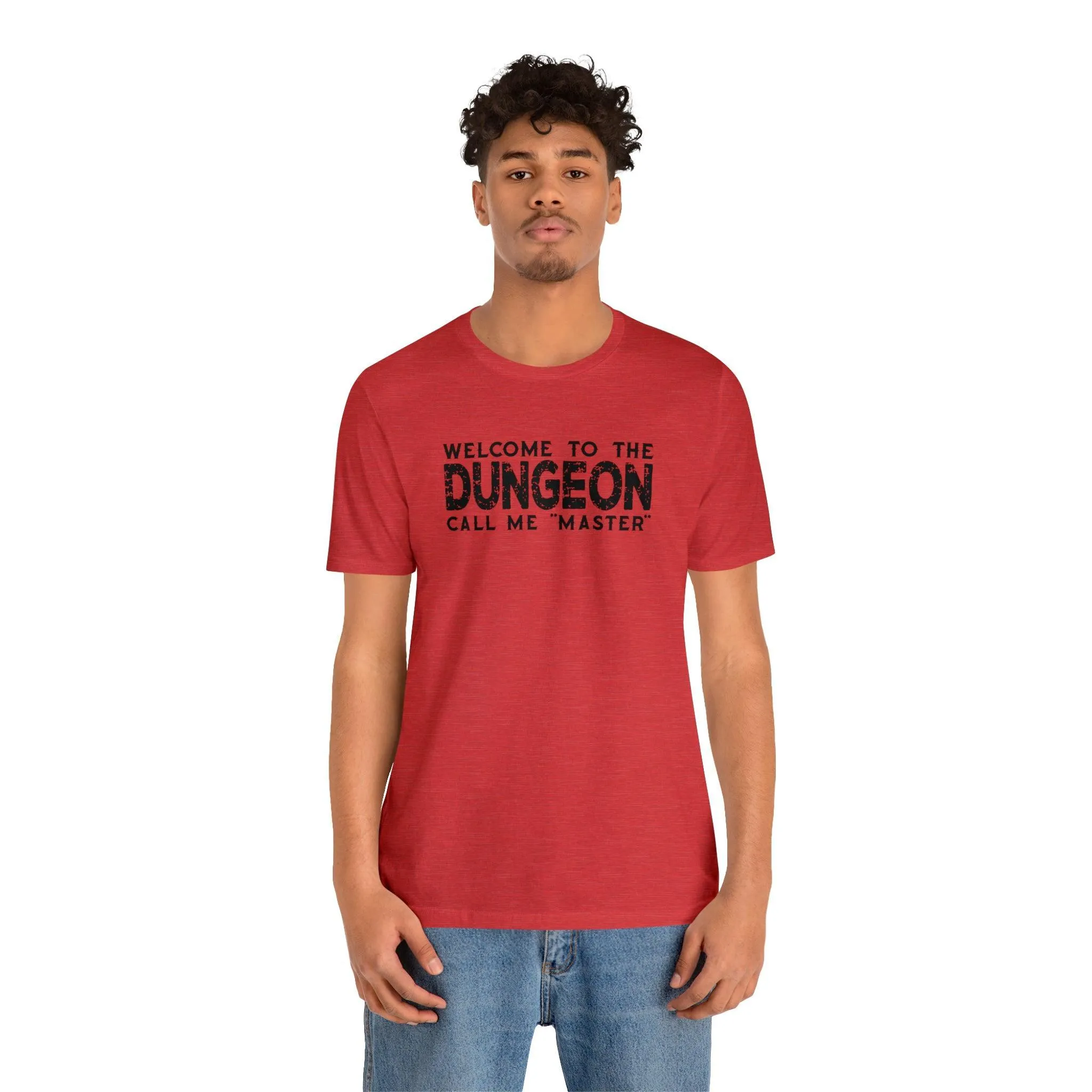 Welcome to the Dungeon Call me Master | DM shirt | Dungeon Master gift | dnd tshirt | Gaming shirt | dungeons and dragons Short Sleeve Tee
