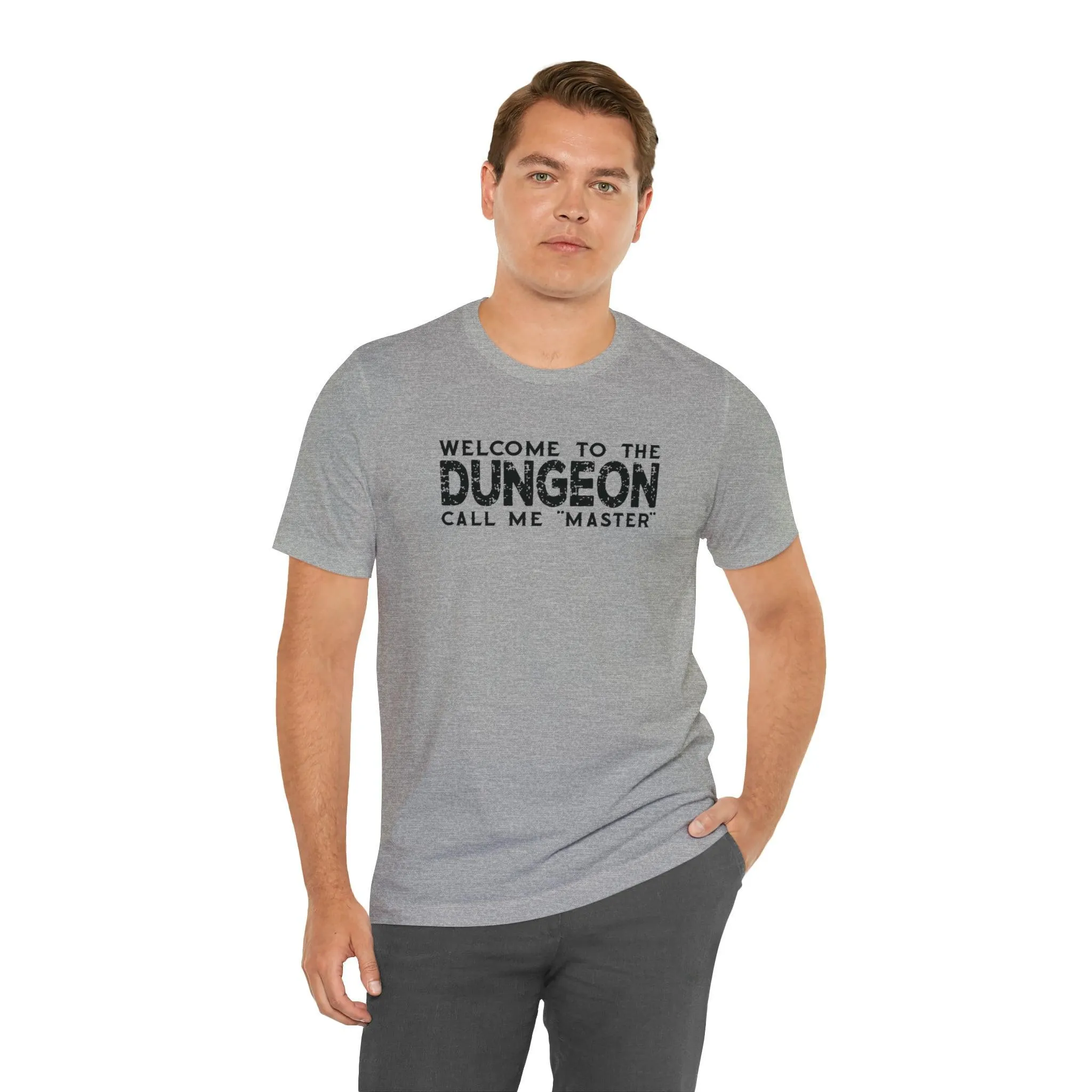 Welcome to the Dungeon Call me Master | DM shirt | Dungeon Master gift | dnd tshirt | Gaming shirt | dungeons and dragons Short Sleeve Tee